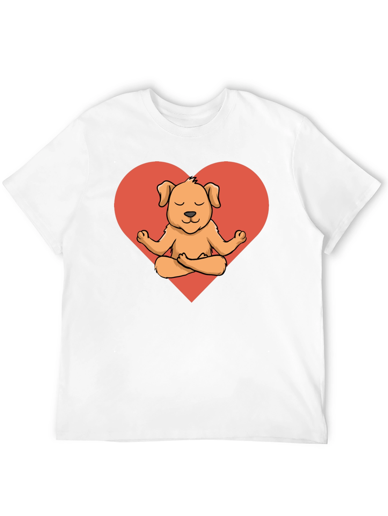 Meditating Dog T-Shirt - Cute Canine Yoga Tee
