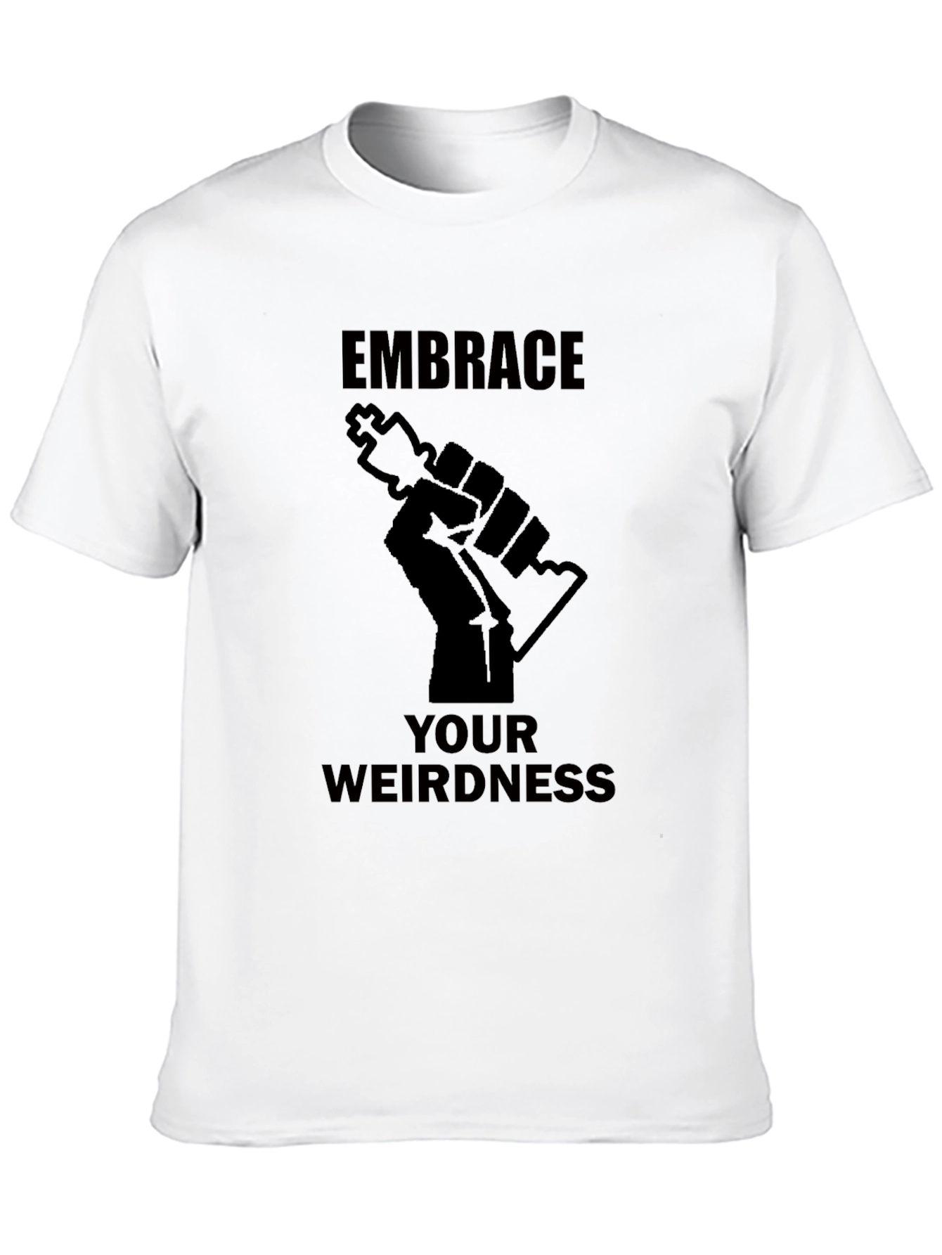 Embrace Your Weirdness Graphic Tee - Black