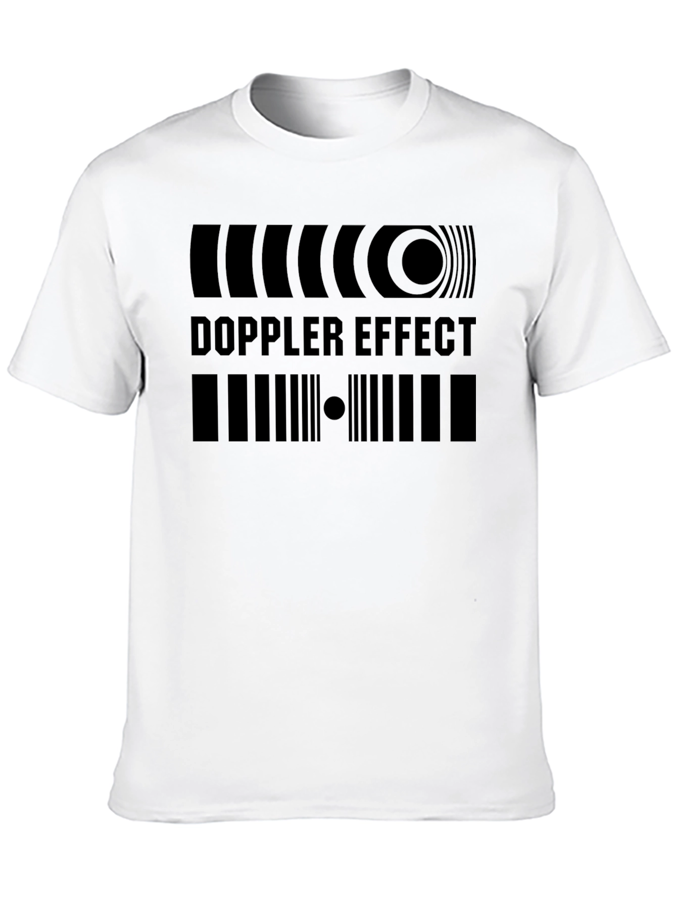 Doppler Effect Graphic Black T-Shirt