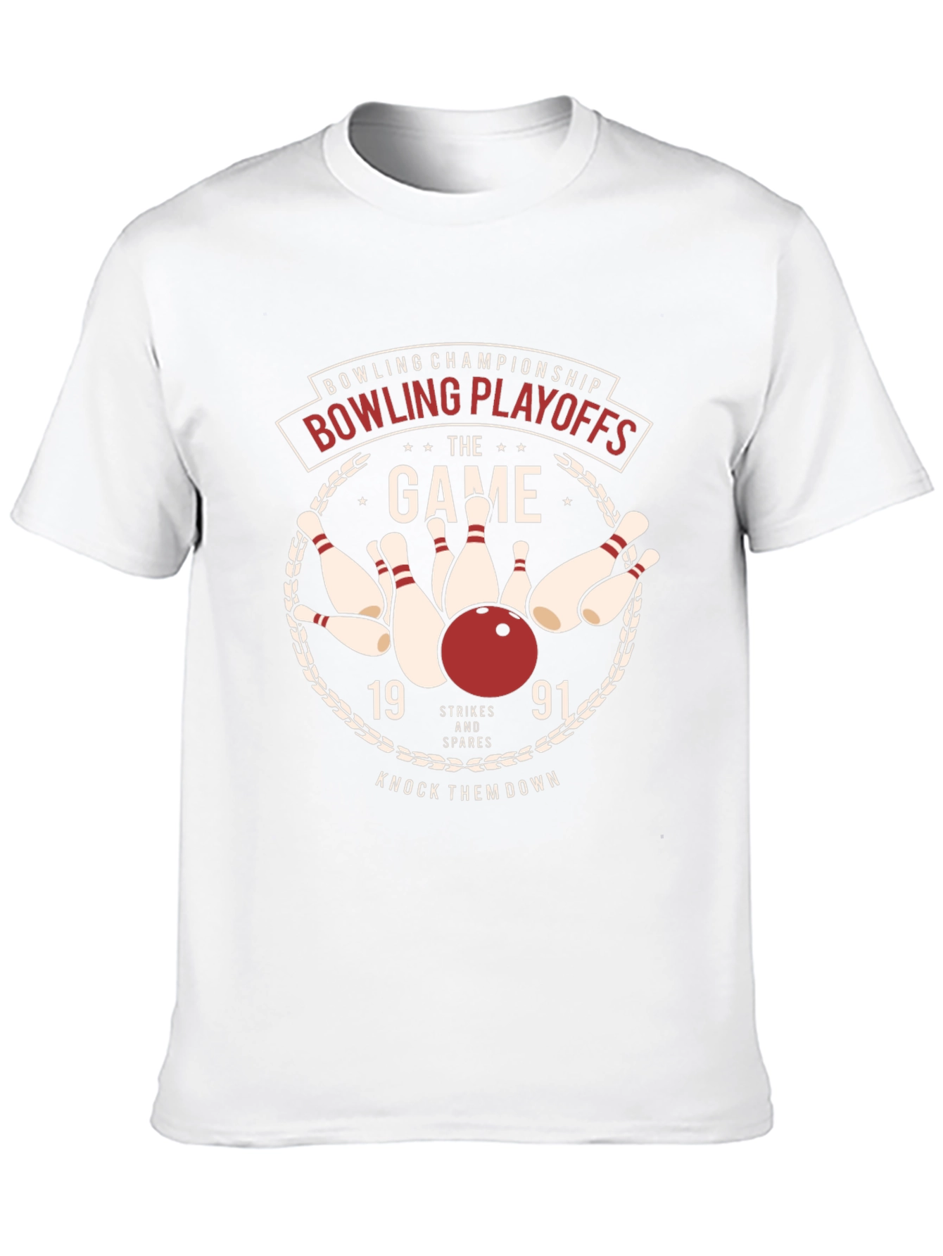 Bowling Playoffs Graphic T-Shirt