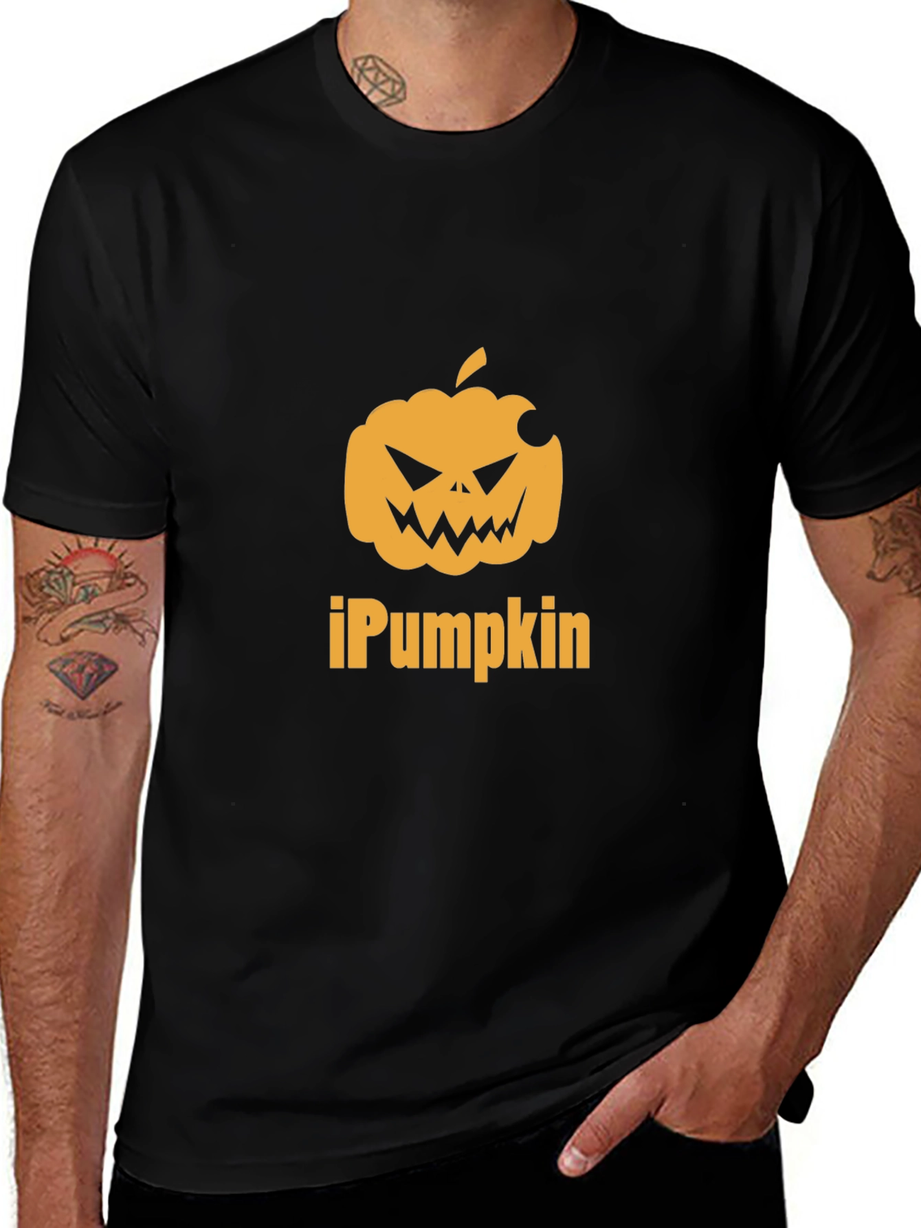 iPumpkin Graphic Tee - Halloween Fun!