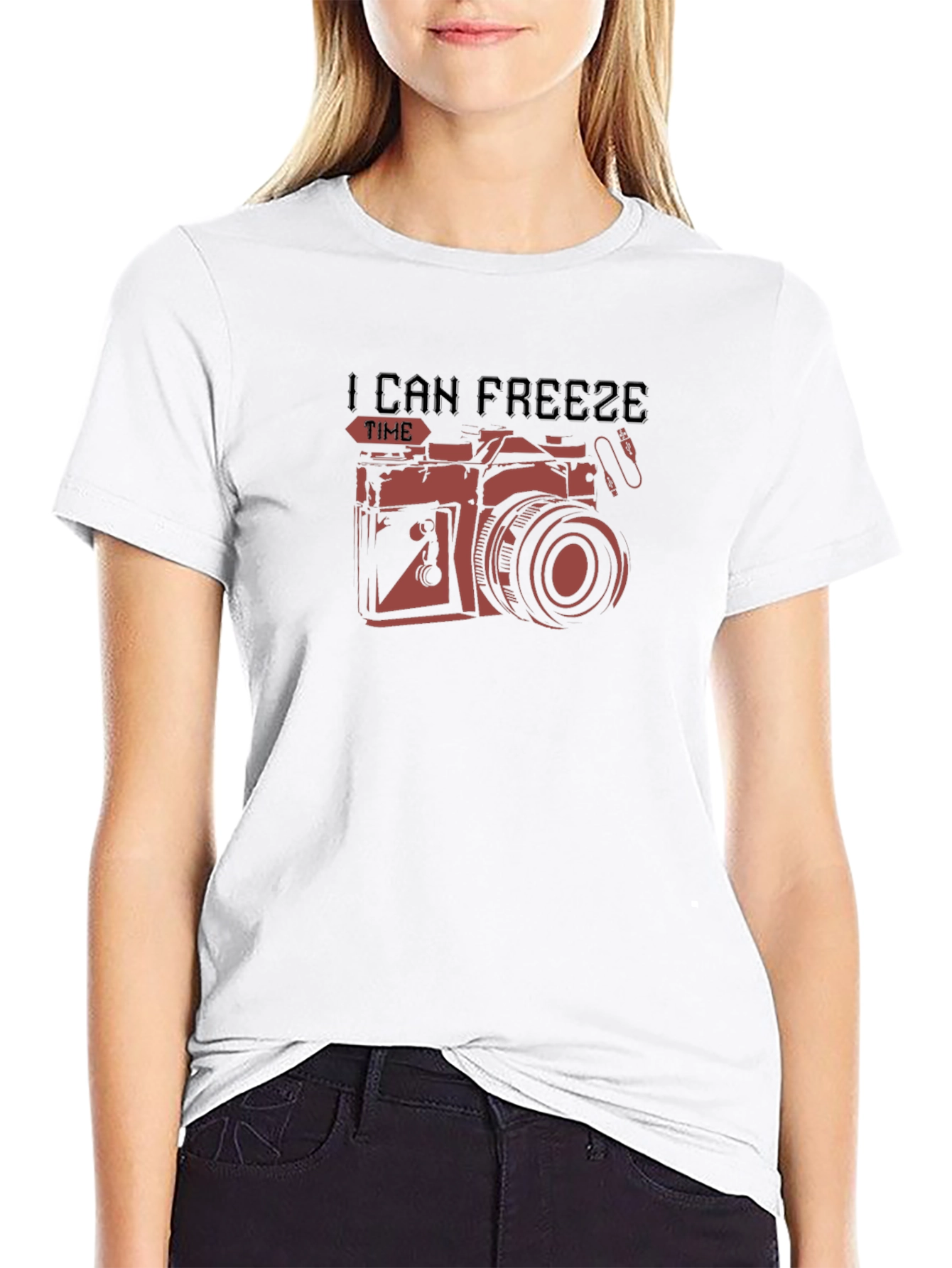 I Can Freeze Time Camera Graphic Tee