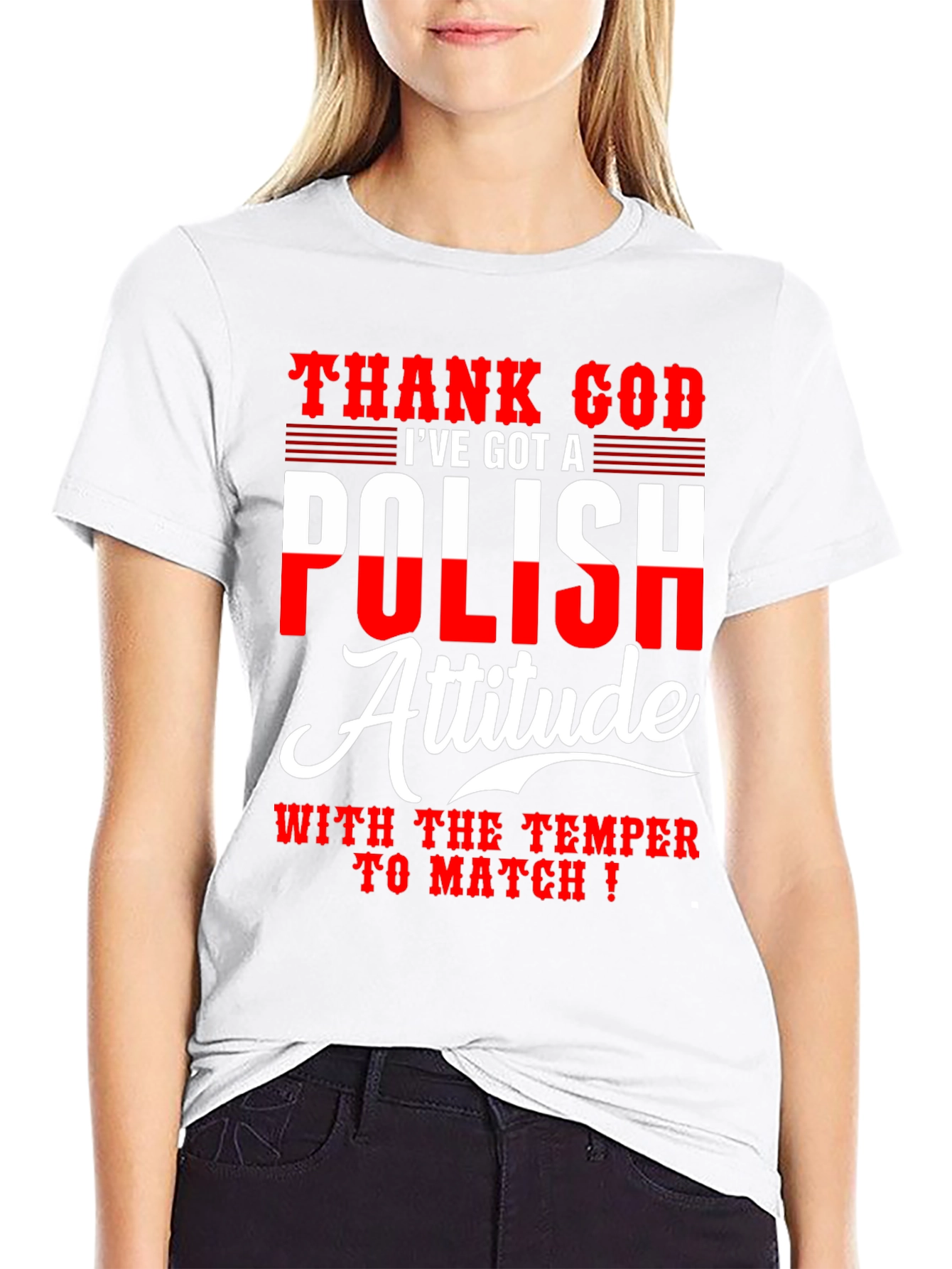 Polish Attitude T-Shirt - Novelty Graphic Tee