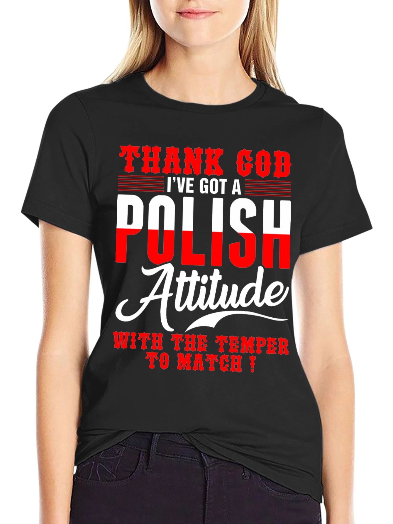 Polish Attitude T-Shirt - Novelty Graphic Tee