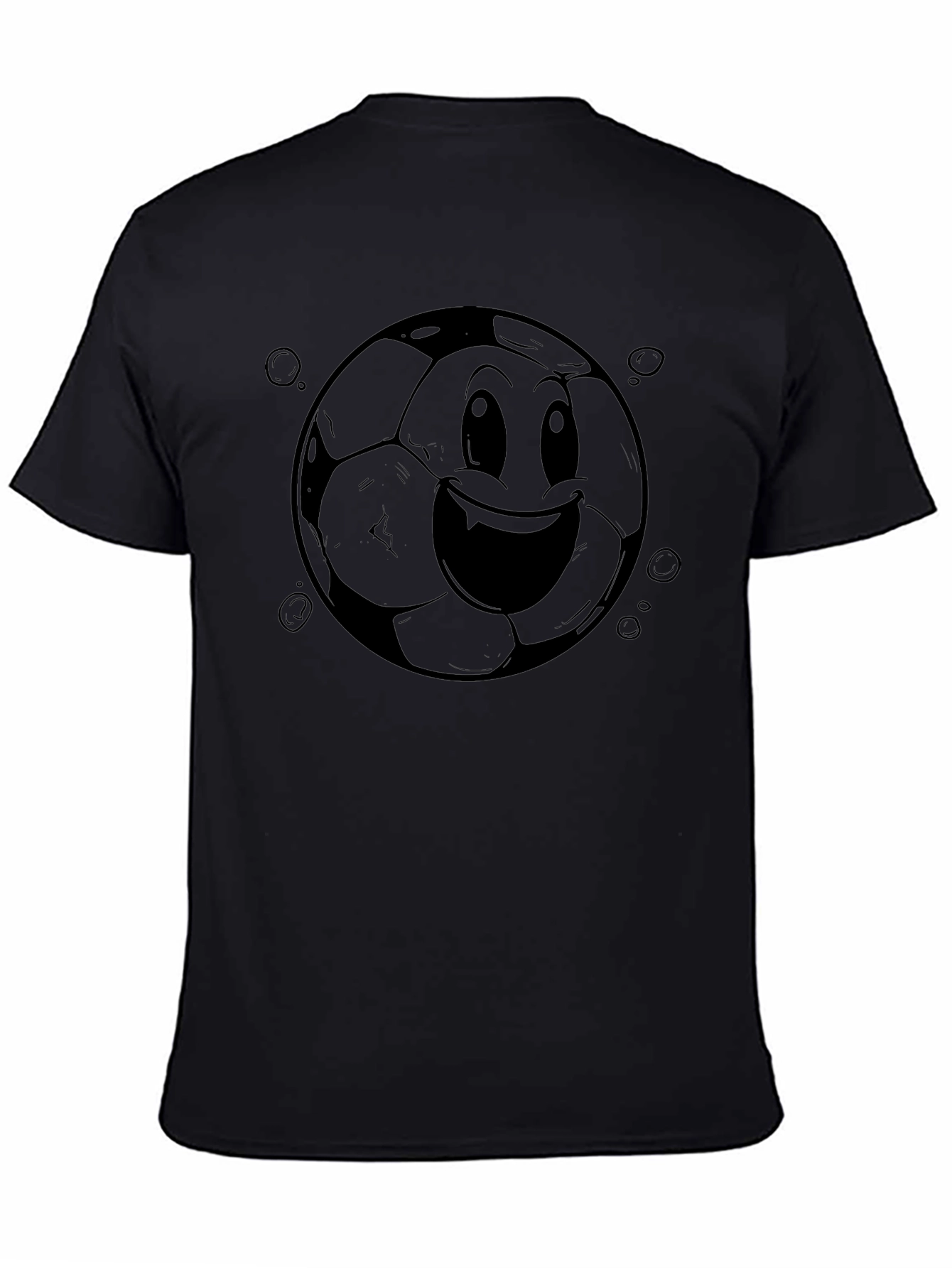 Smiley Soccer Ball Graphic Tee