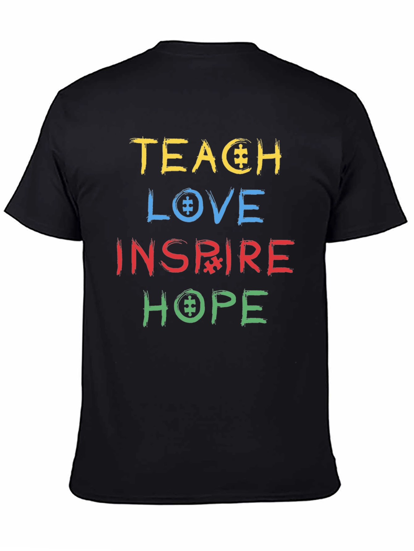 Autism Awareness T-Shirt - Teach Love Inspire Hope