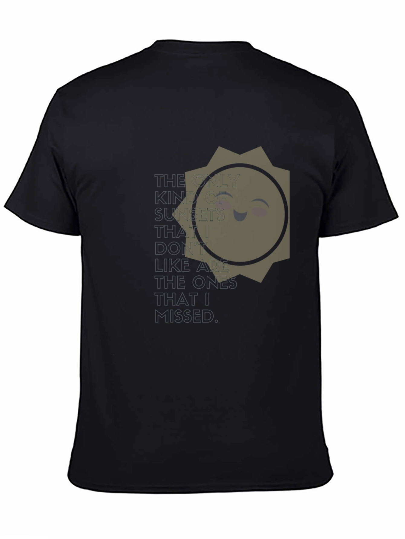 Smiling Sun T-Shirt - Positive Vibes