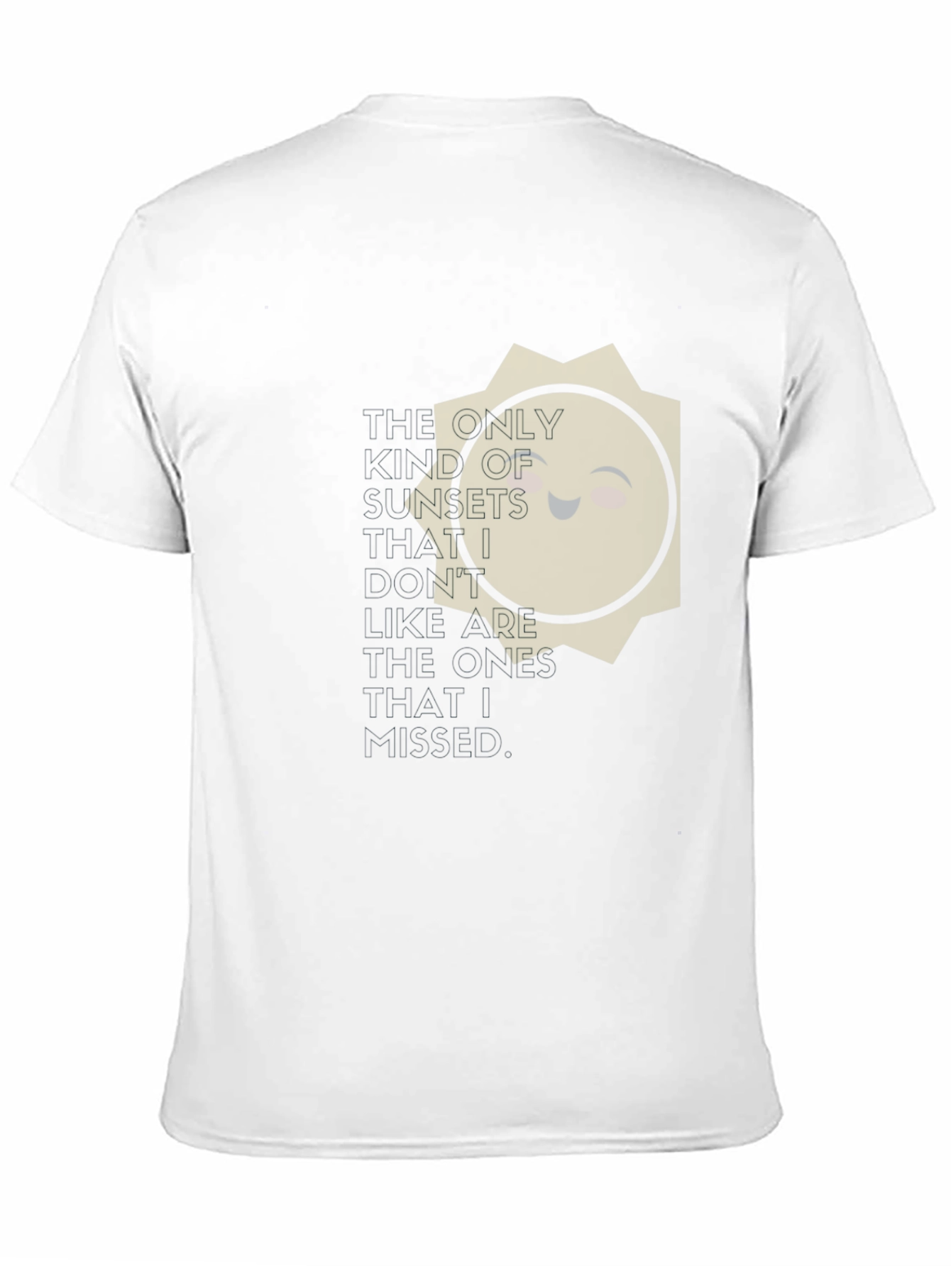 Smiling Sun T-Shirt - Positive Vibes
