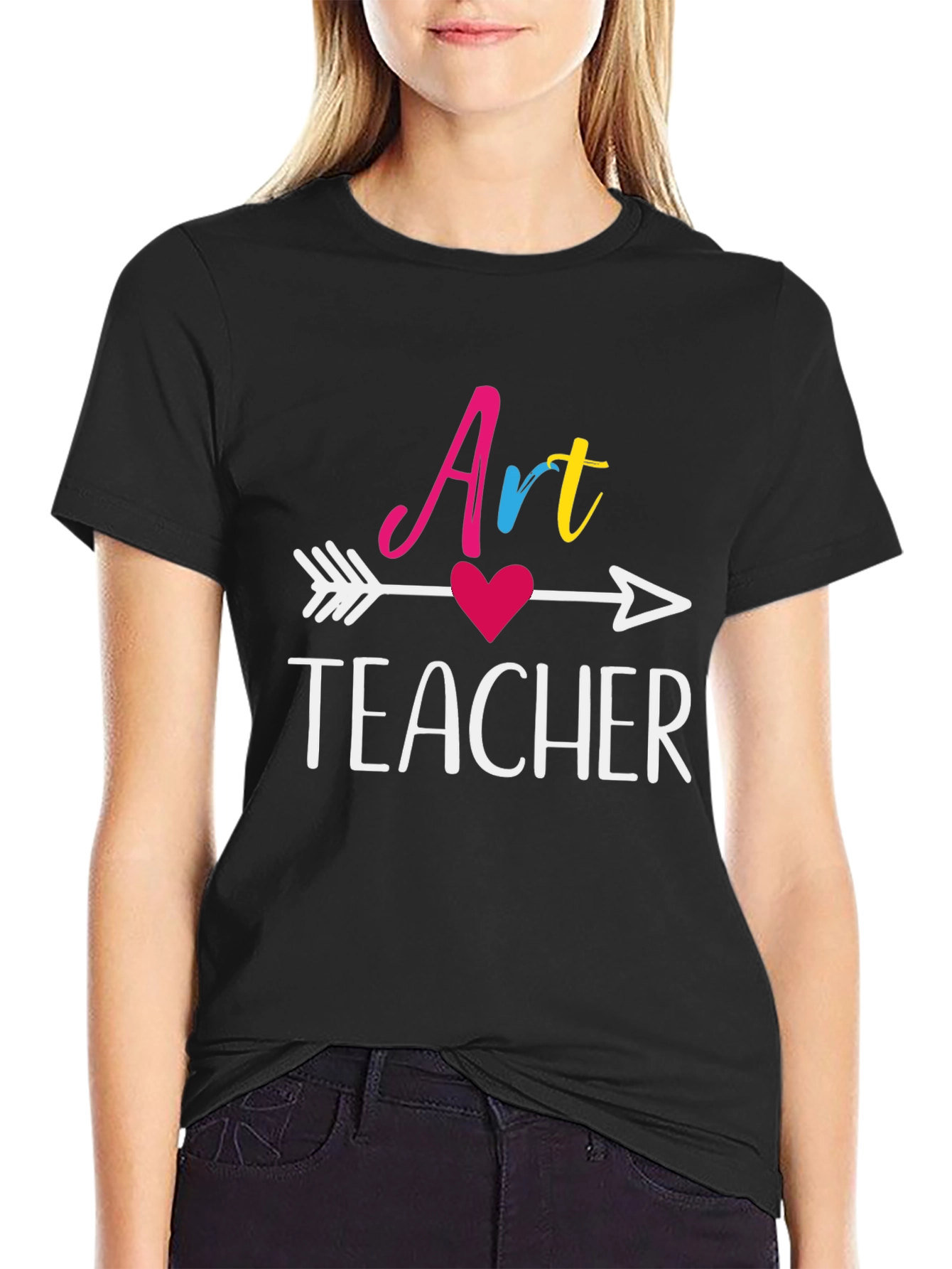 Art Teacher Arrow Heart T-Shirt