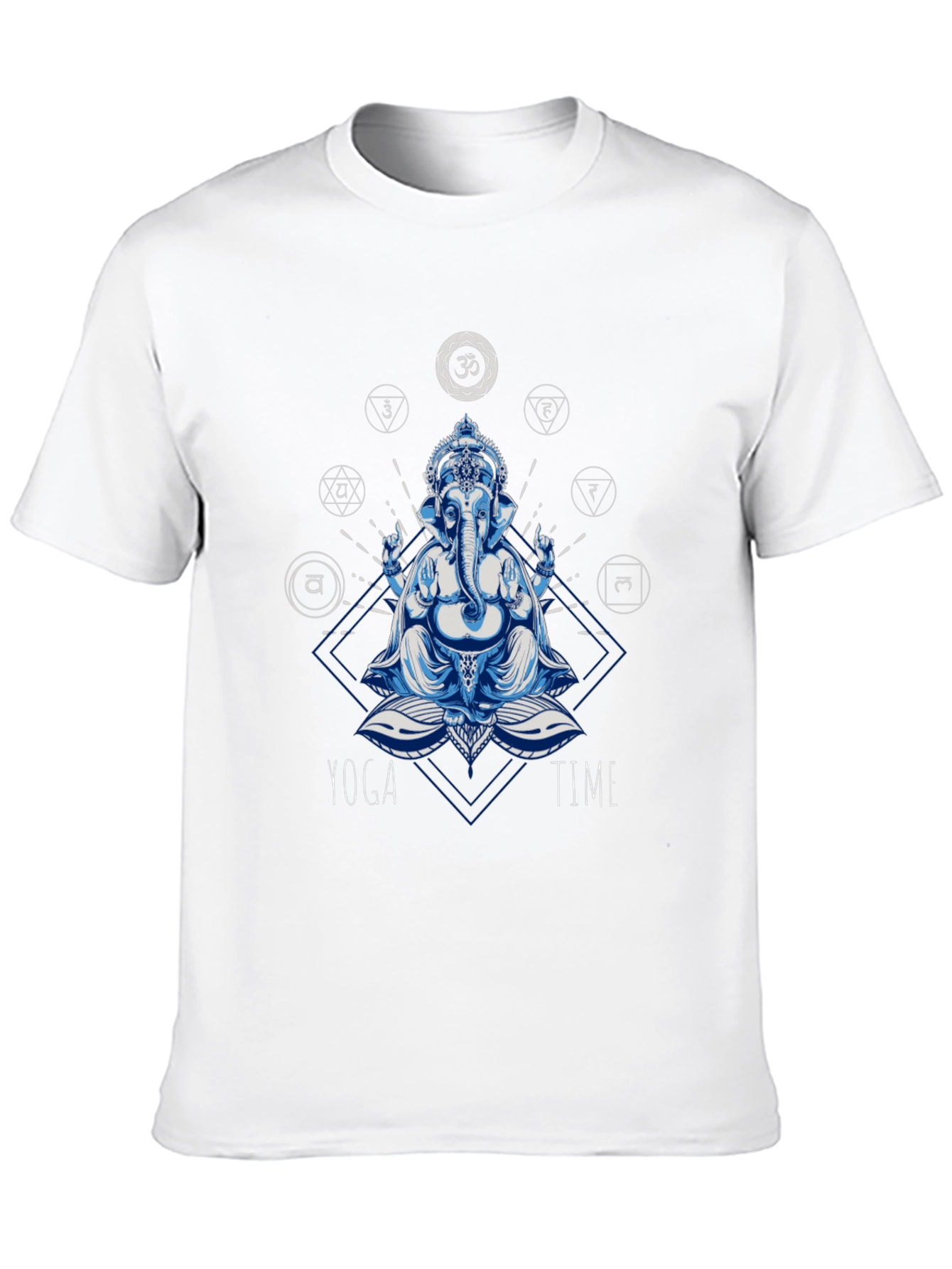 Yoga Time Ganesha Graphic T-Shirt