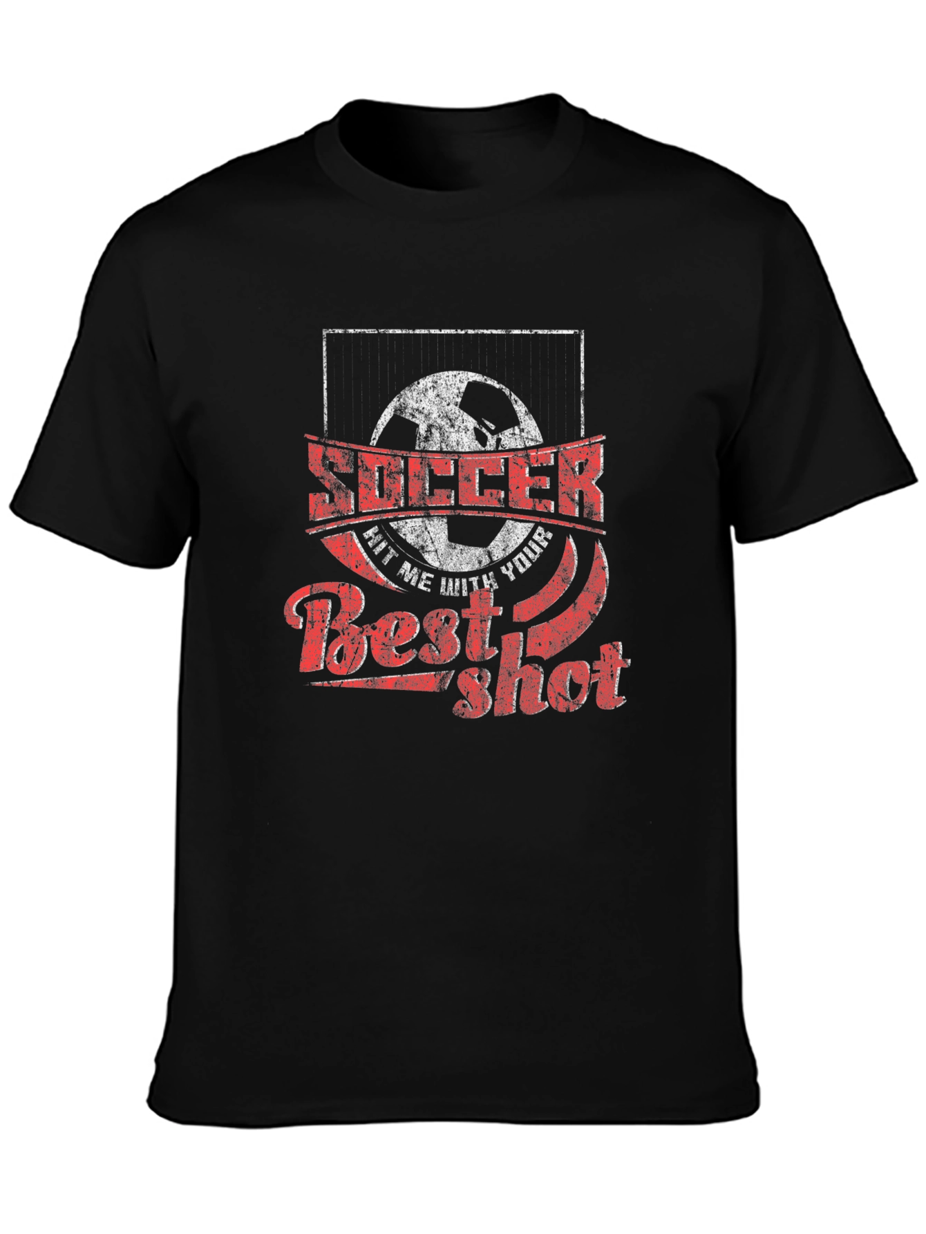 Soccer Best Shot Graphic T-Shirt