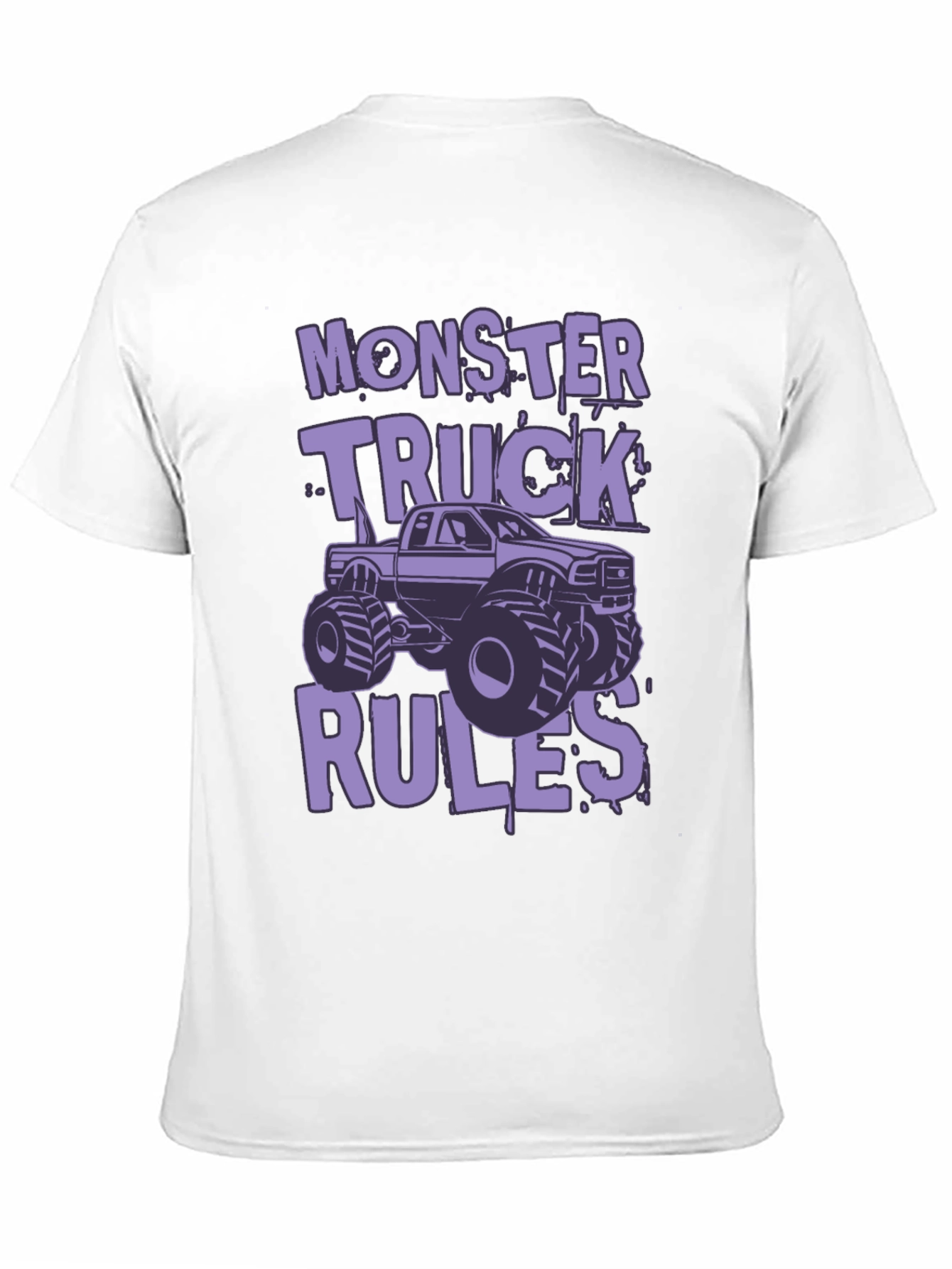 Monster Truck Rules Graphic Tee - Black