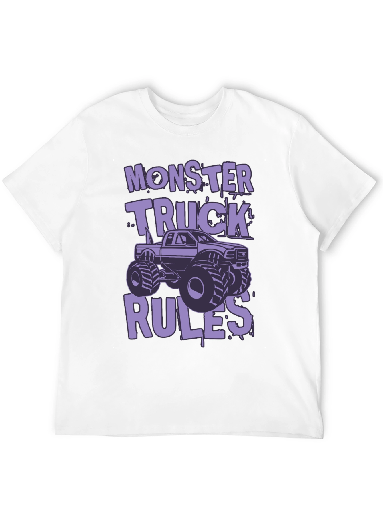 Monster Truck Rules Graphic Tee - Black