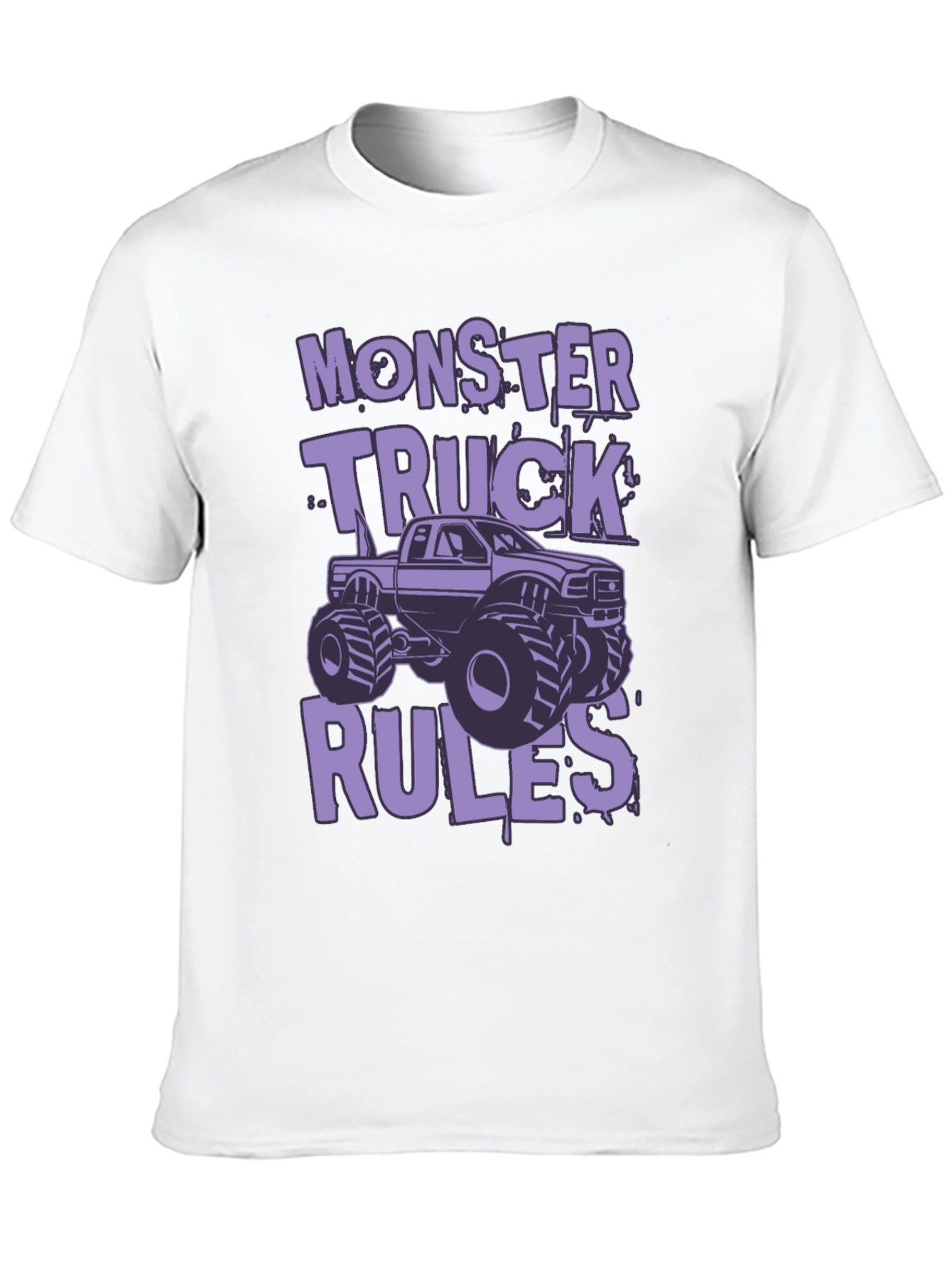Monster Truck Rules Graphic Tee - Black