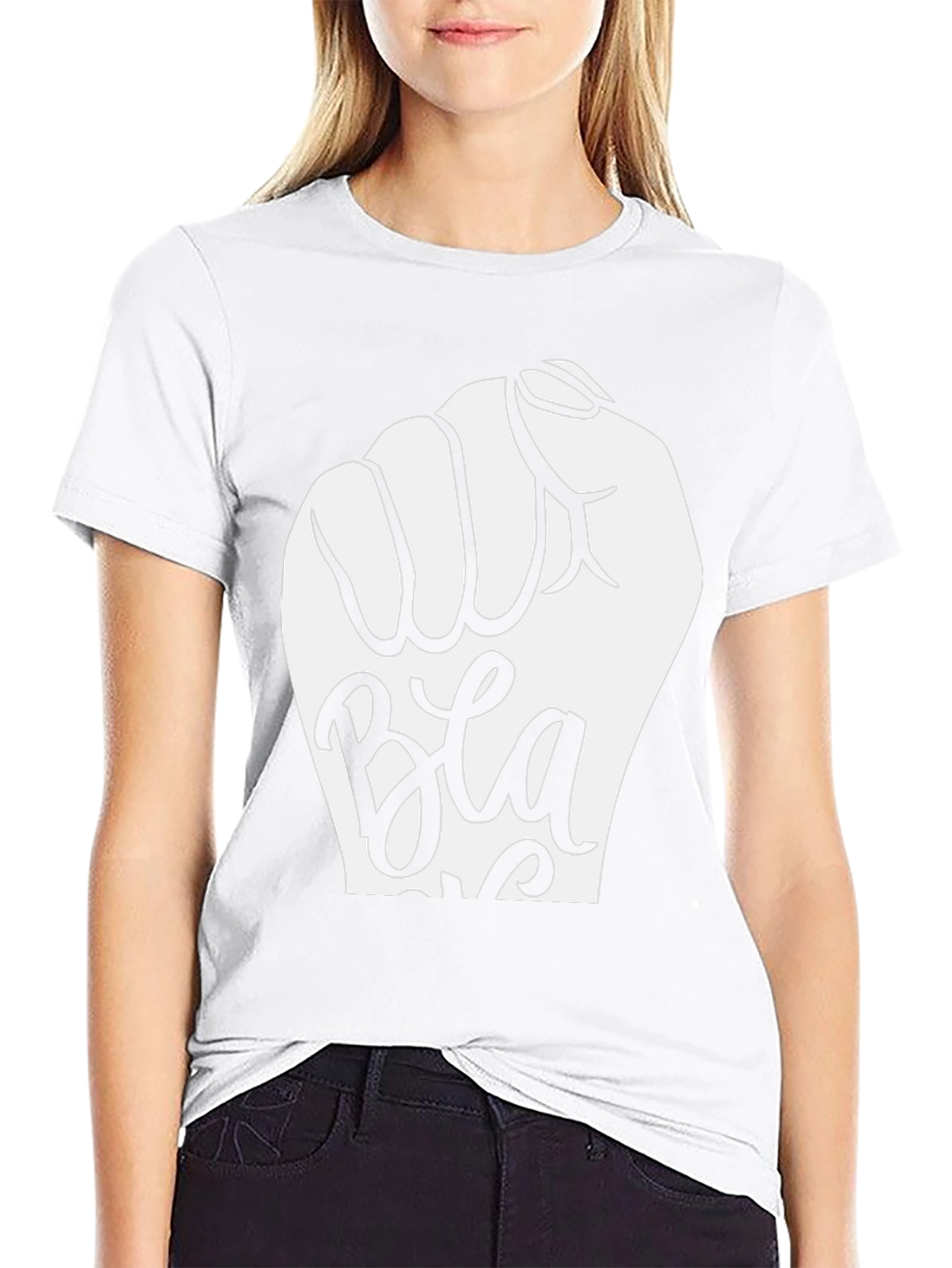 Black Power Fist T-Shirt - Bold Graphic Tee