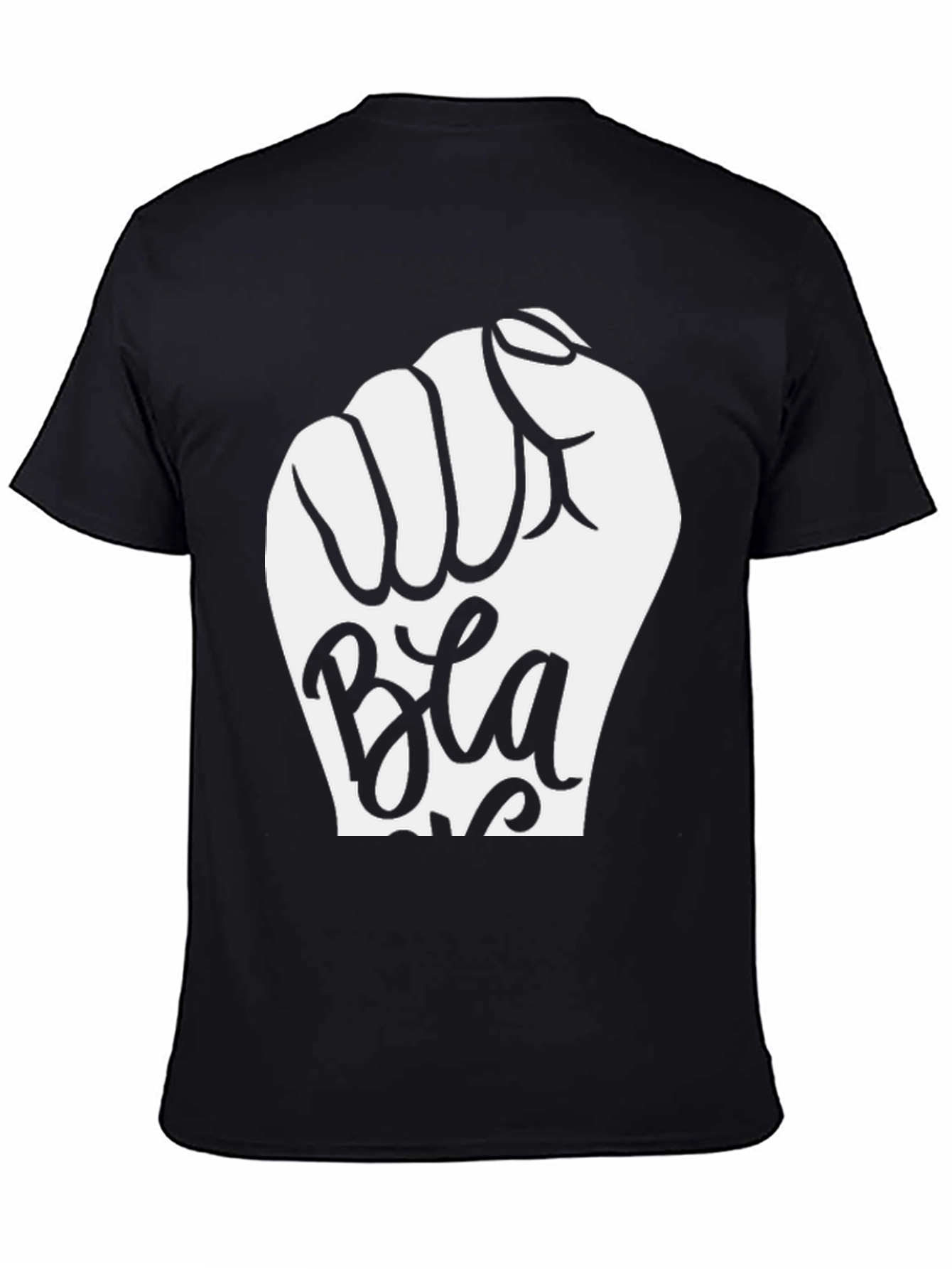 Black Power Fist T-Shirt - Bold Graphic Tee