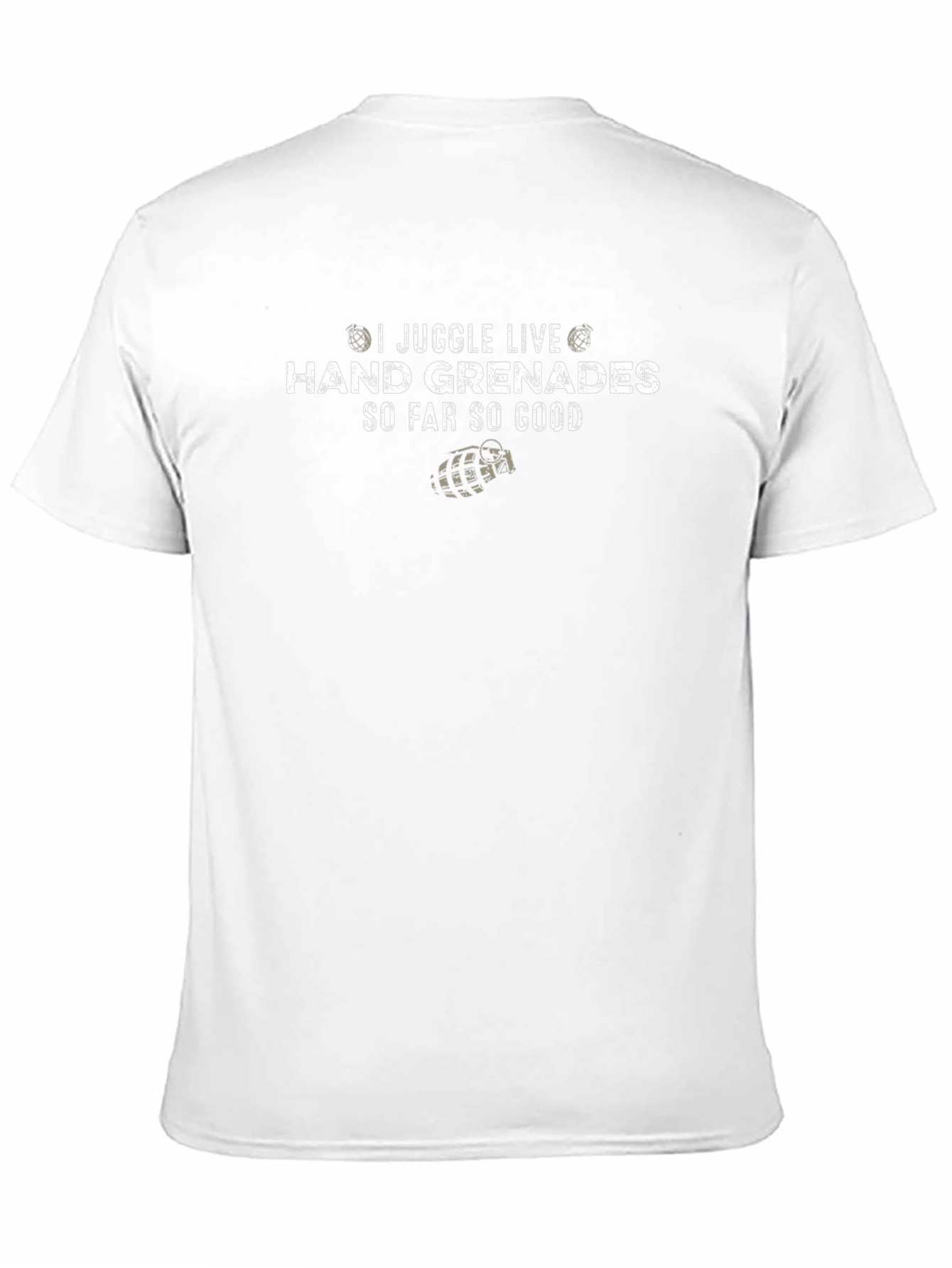 I Juggle Live Hand Grenades T-Shirt Funny Graphic Tee