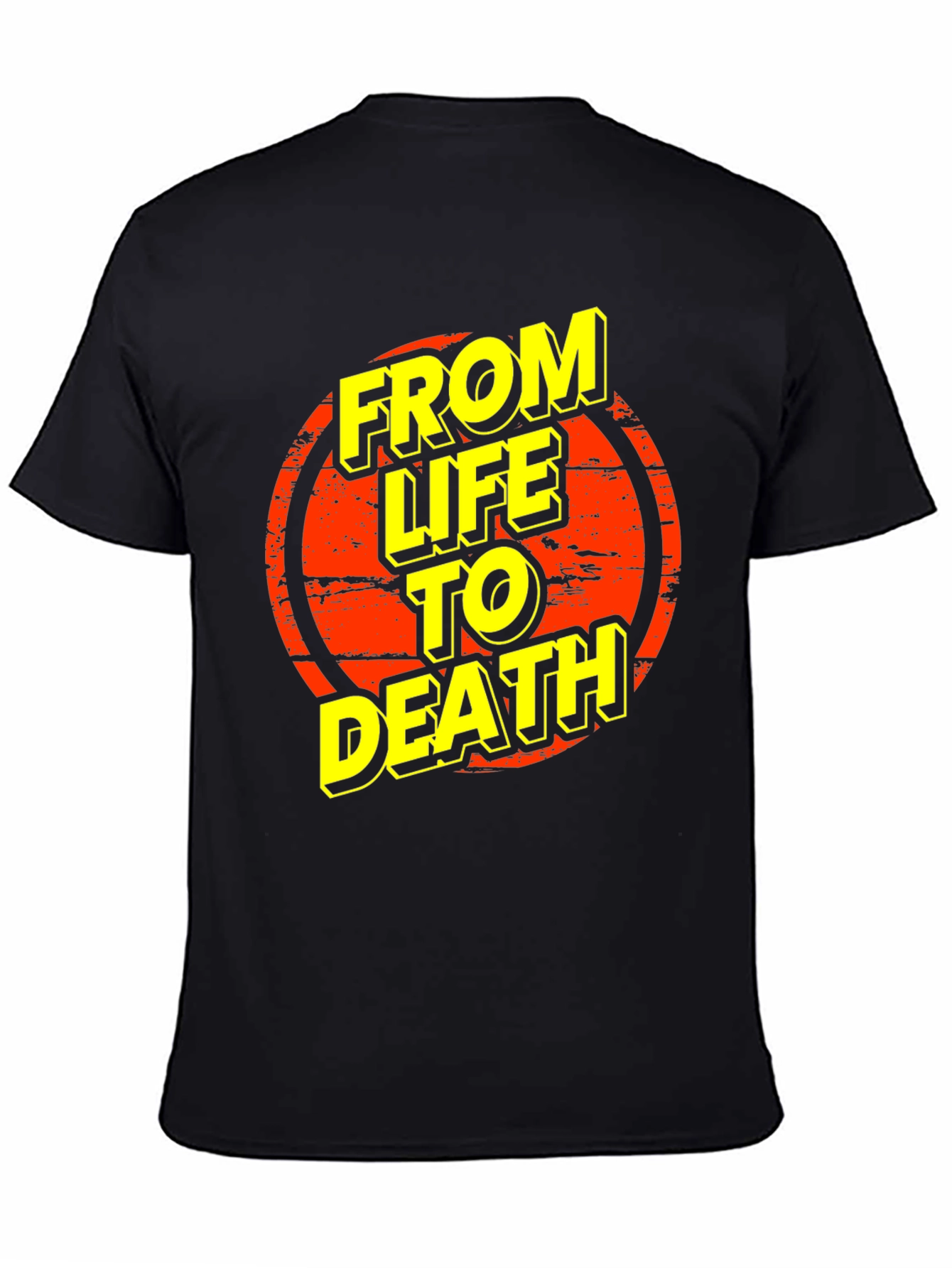 From Life To Death Graphic Tee - Black