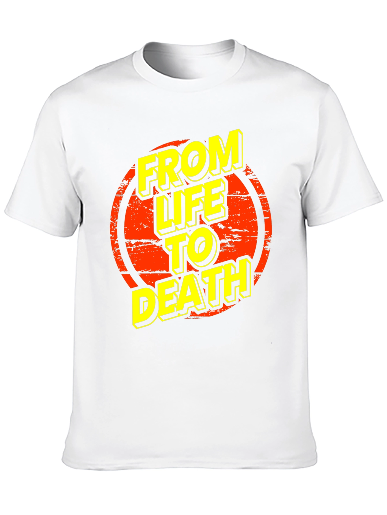From Life To Death Graphic Tee - Black
