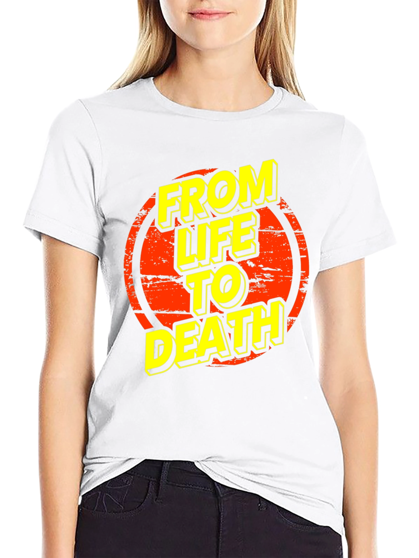 From Life To Death Graphic Tee - Black