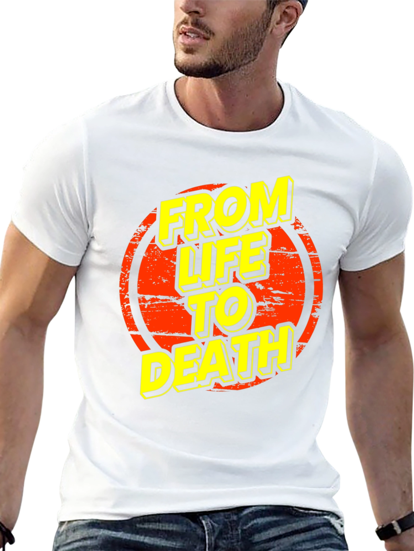 From Life To Death Graphic Tee - Black