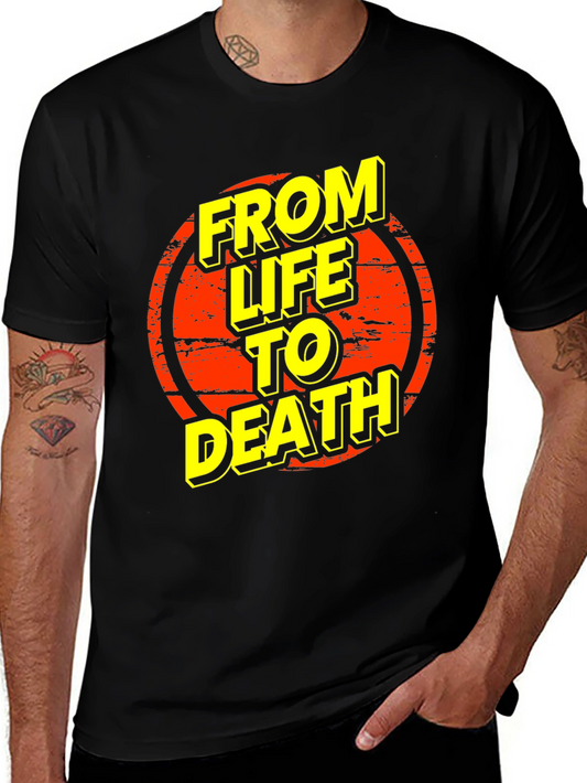 From Life To Death Graphic Tee - Black
