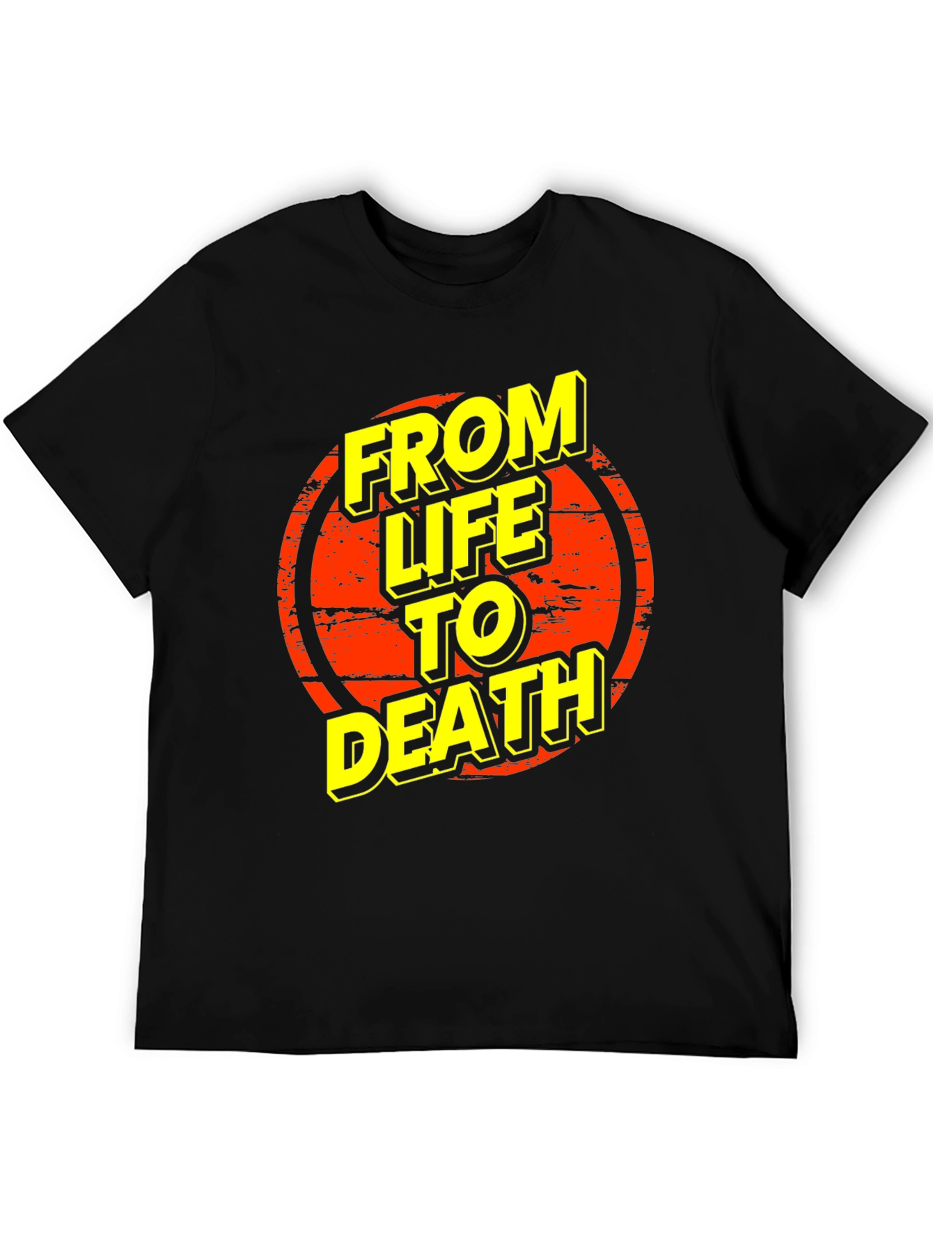 From Life To Death Graphic Tee - Black