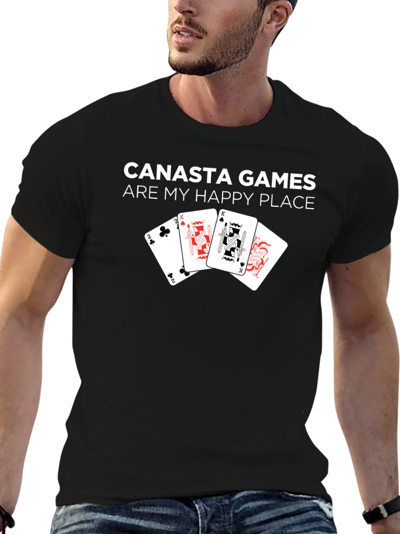 Canasta Games Happy Place T-Shirt