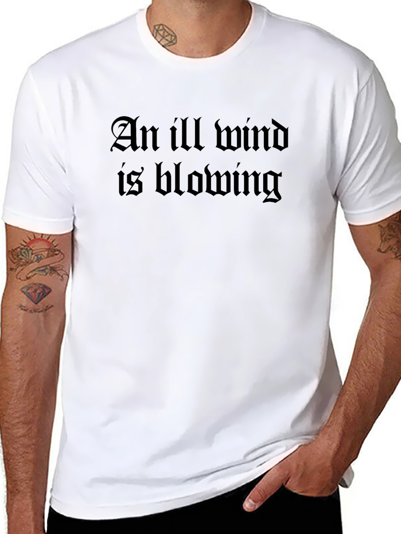 An Ill Wind is Blowing Black T-Shirt