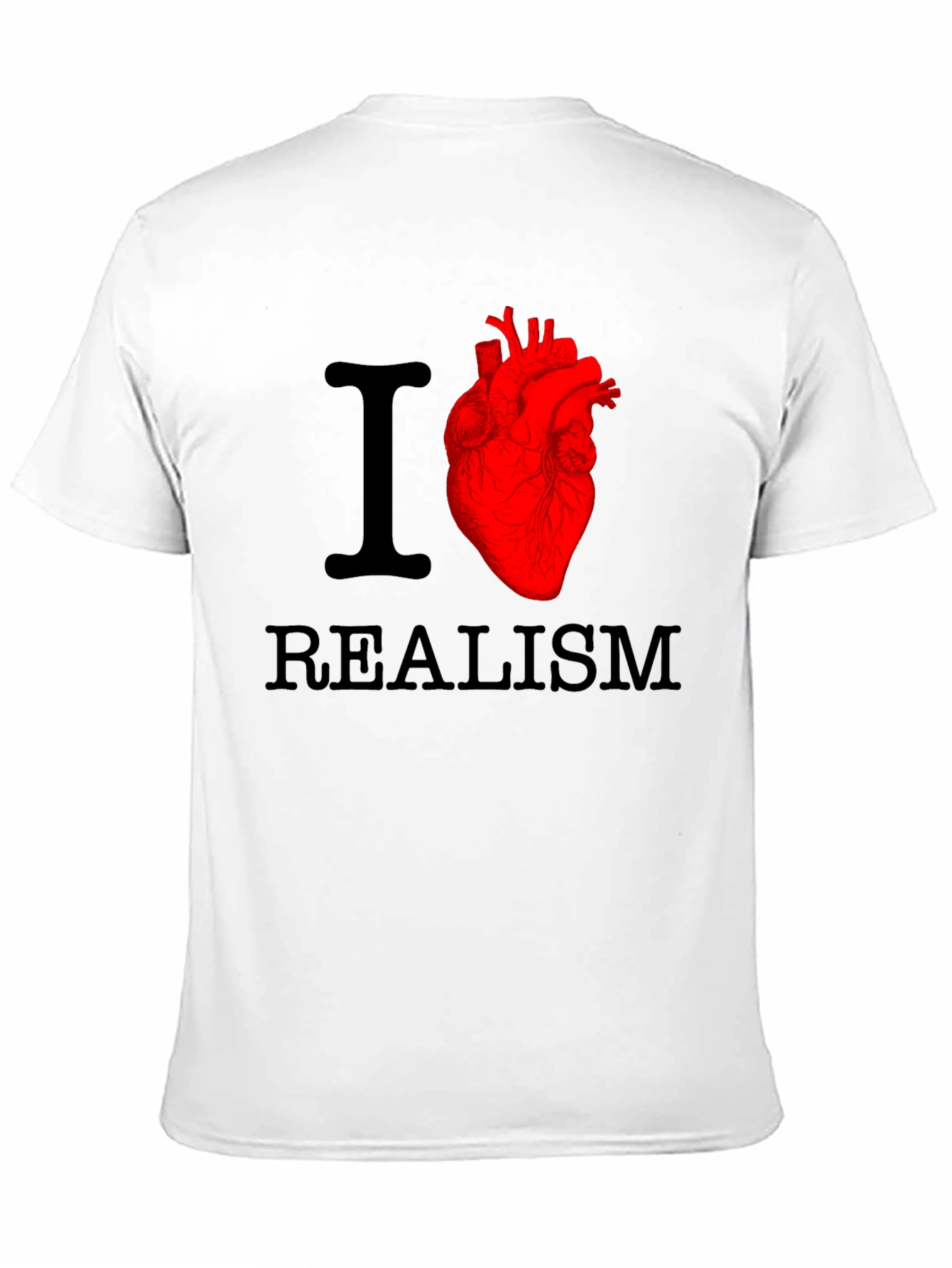 I Heart Realism Graphic T-Shirt - Bold Design