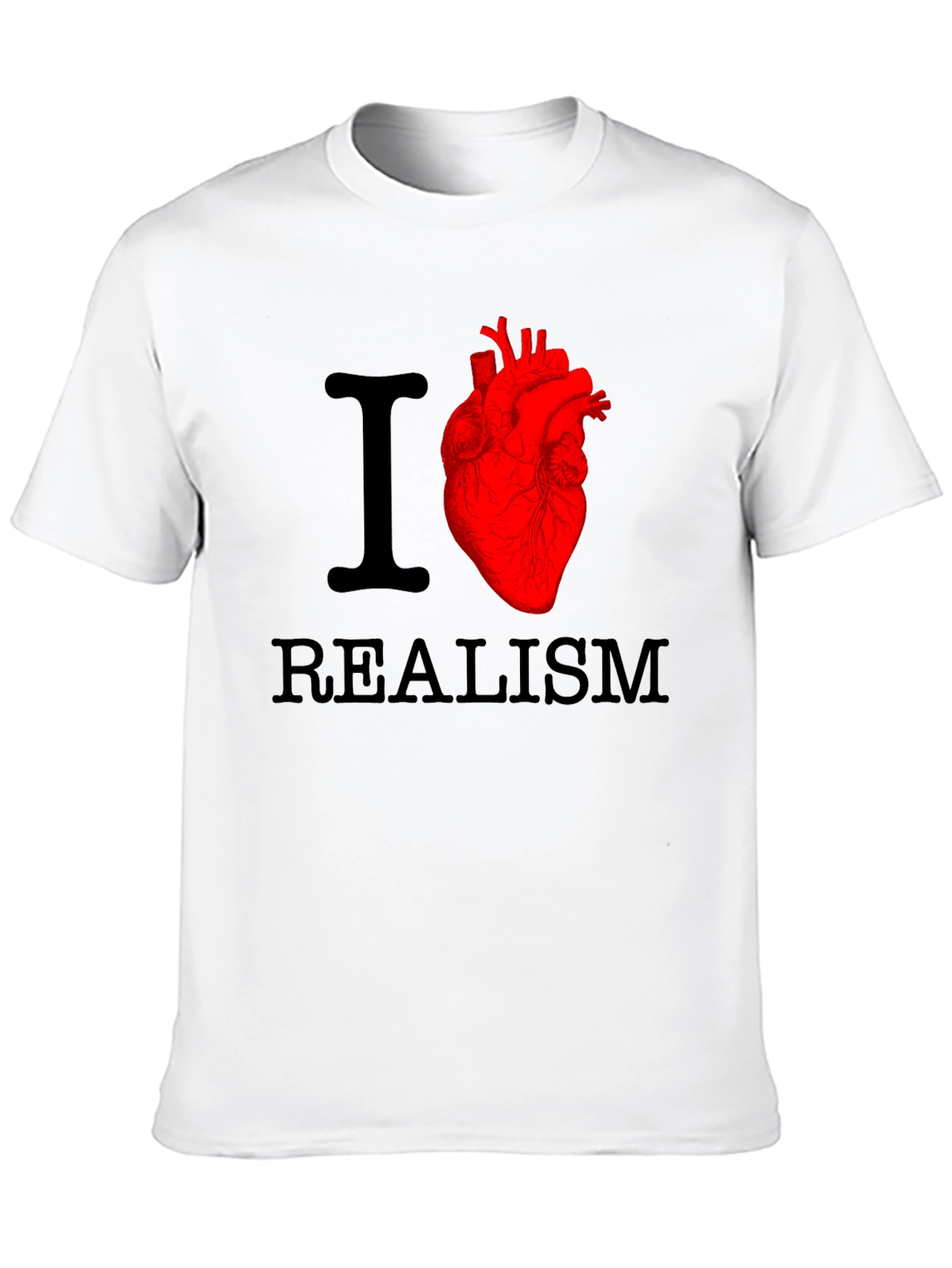 I Heart Realism Graphic T-Shirt - Bold Design