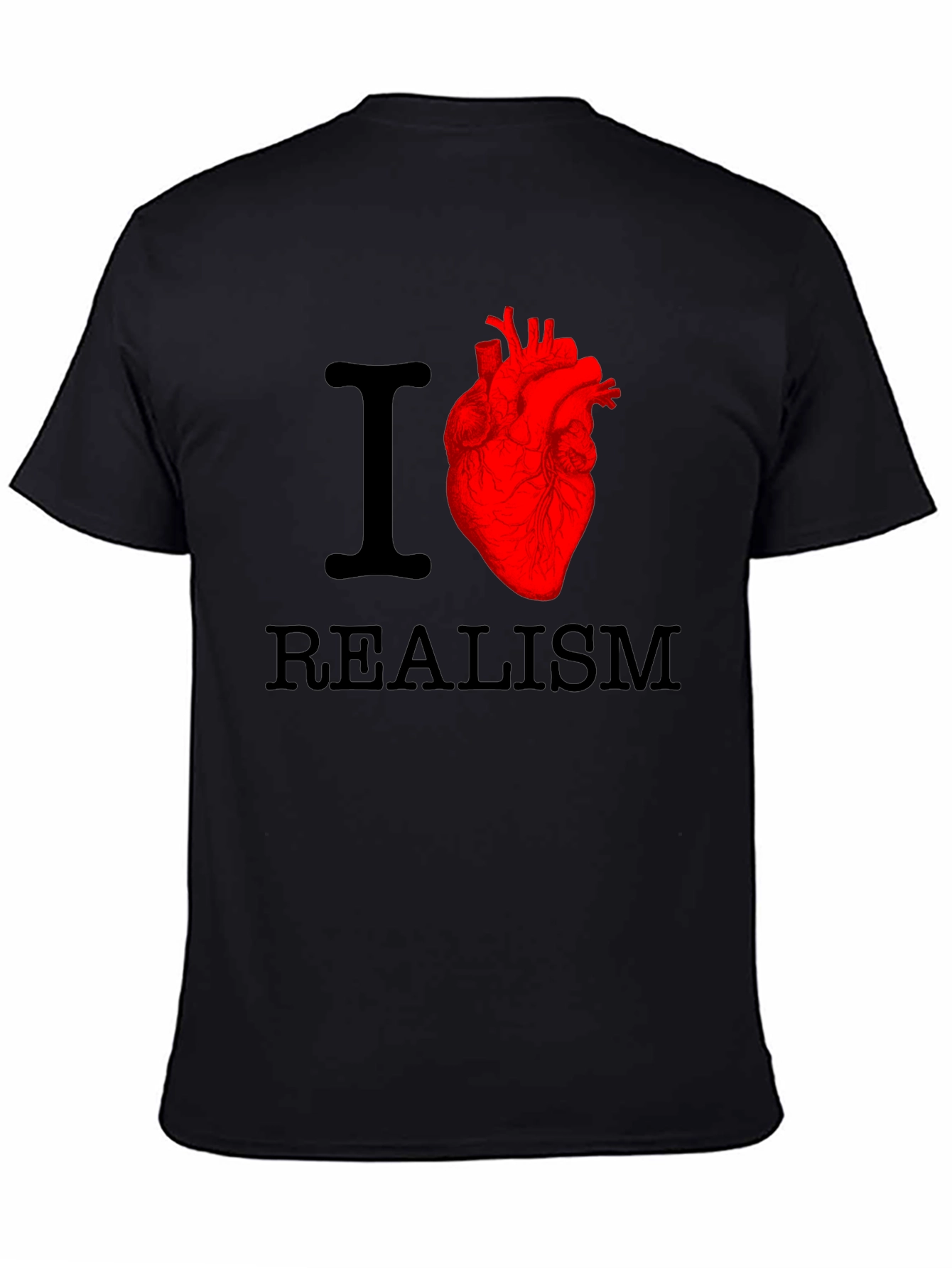 I Heart Realism Graphic T-Shirt - Bold Design