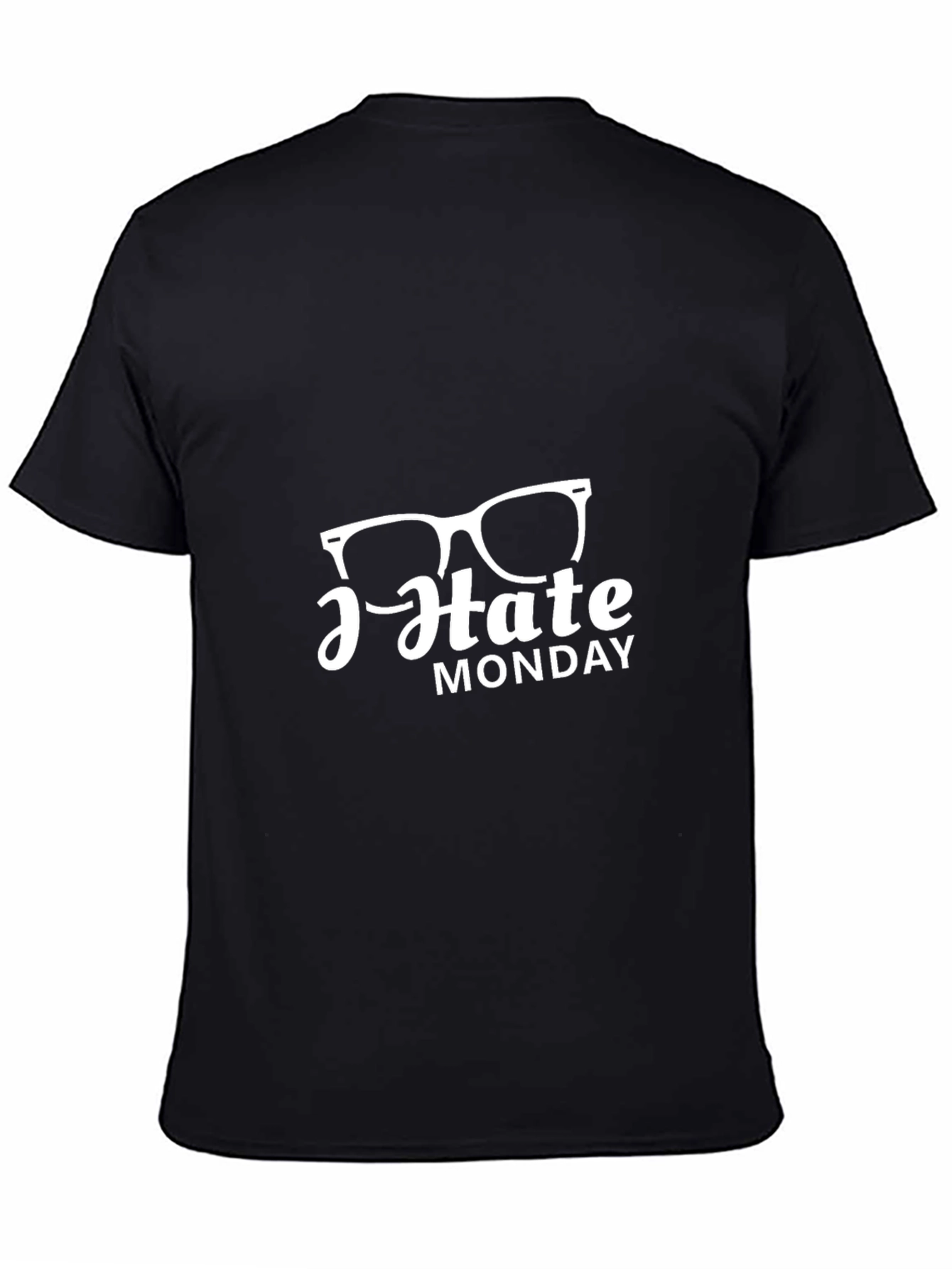 I Hate Monday Black T-Shirt