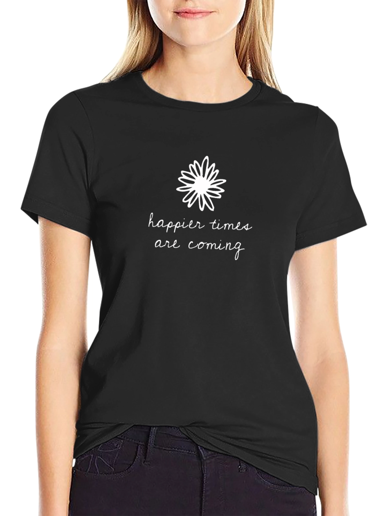 Happier Times Tee - Stylish Comfort