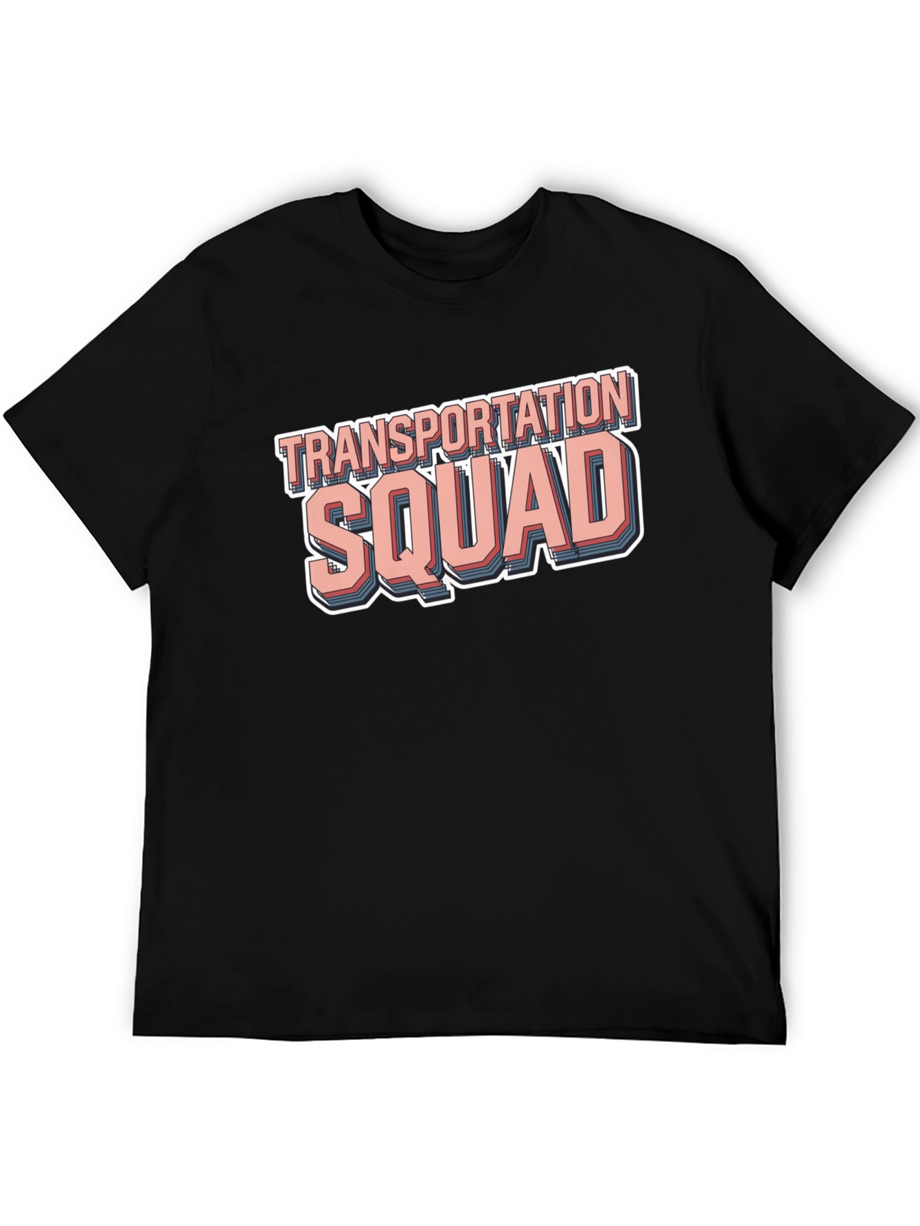 Transportation Squad Graphic Tee - Black