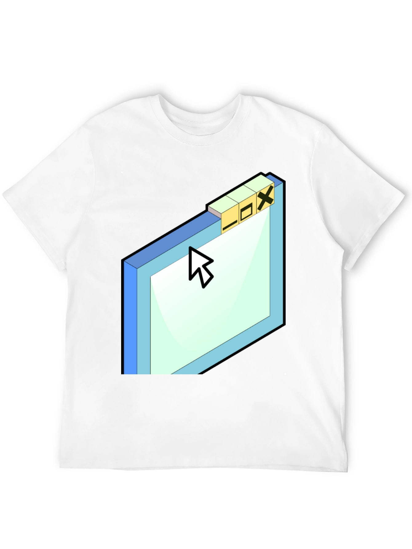 Retro OS Window T-Shirt - Classic Design Tee