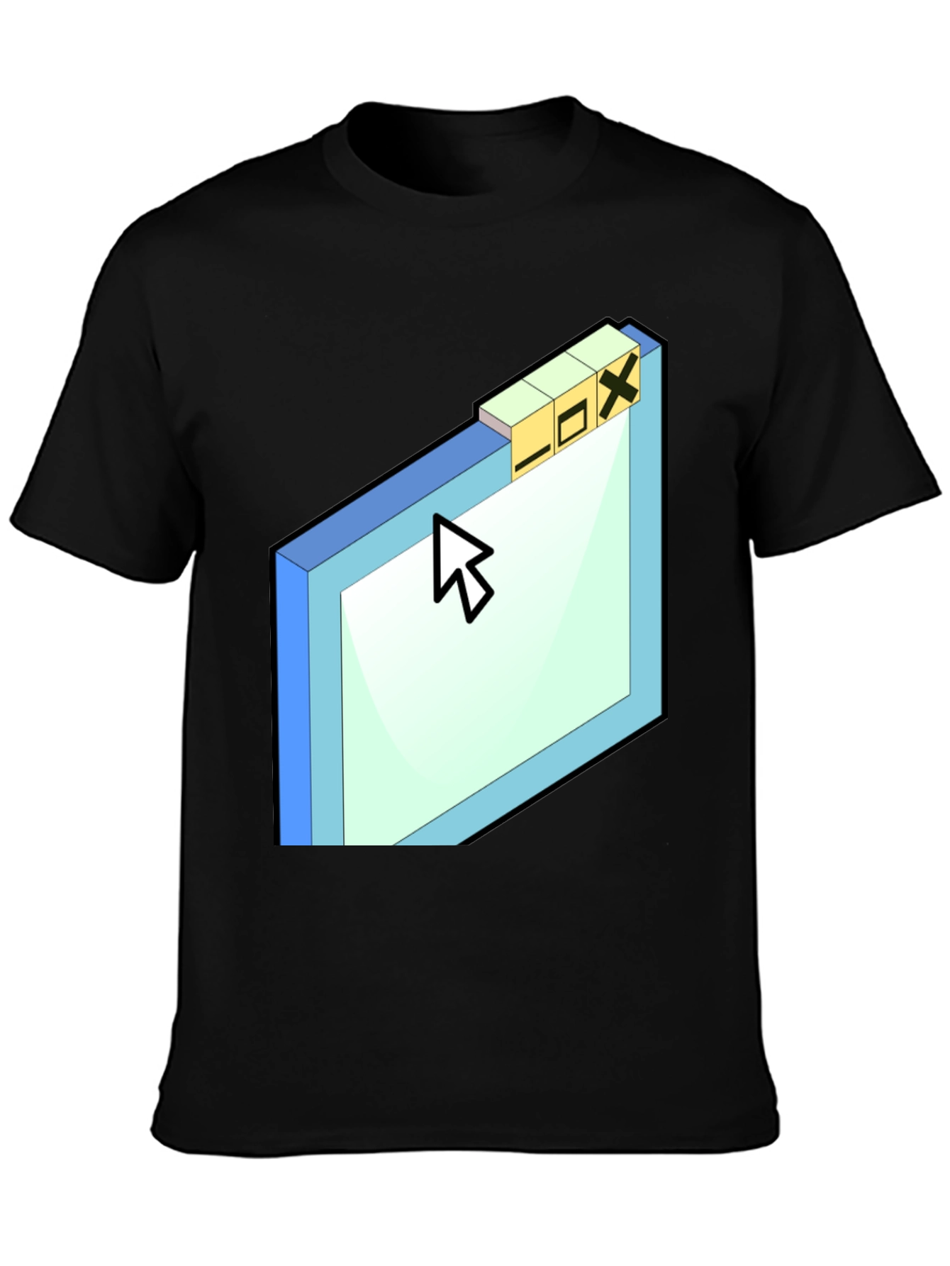 Retro OS Window T-Shirt - Classic Design Tee