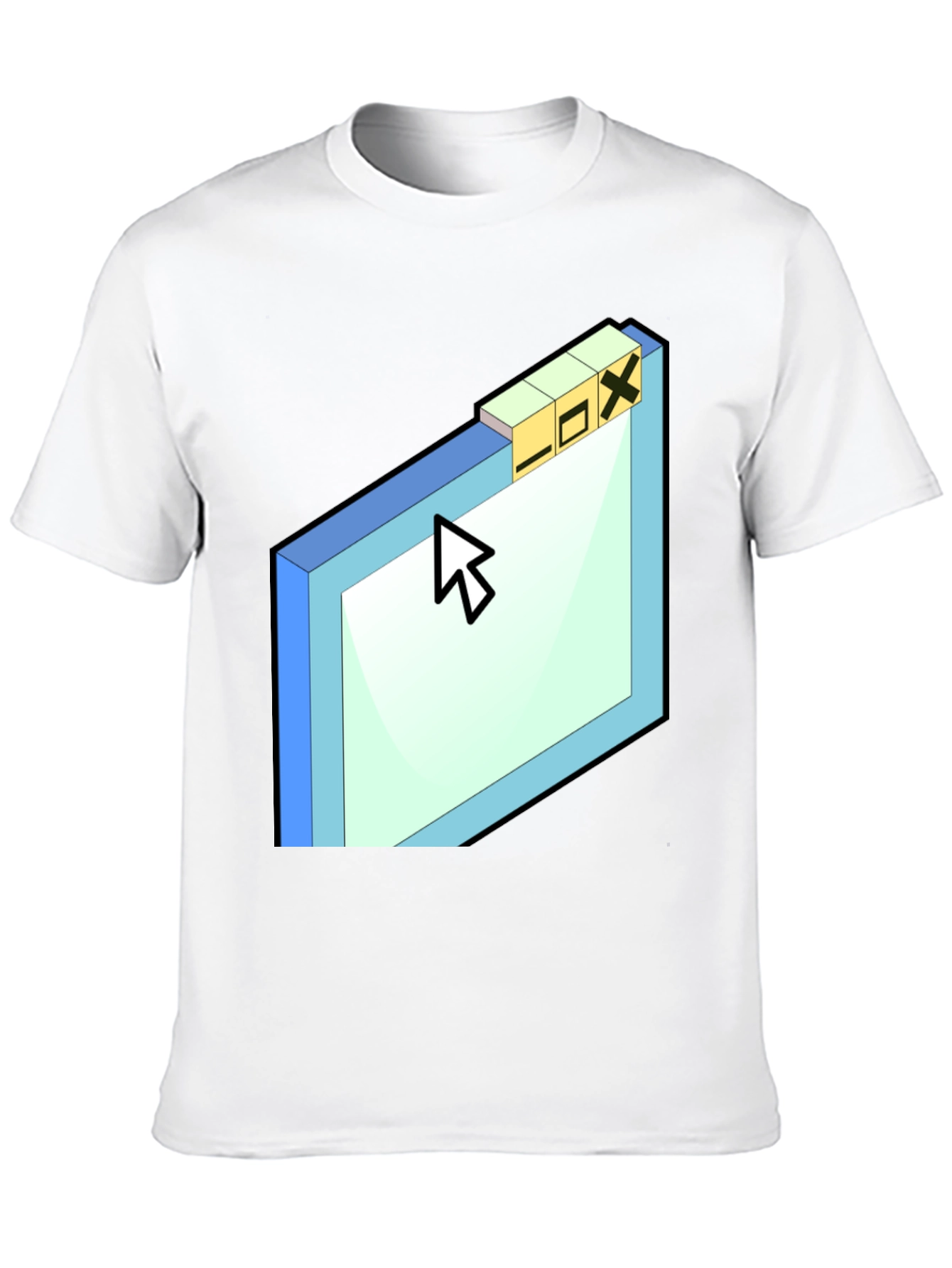 Retro OS Window T-Shirt - Classic Design Tee