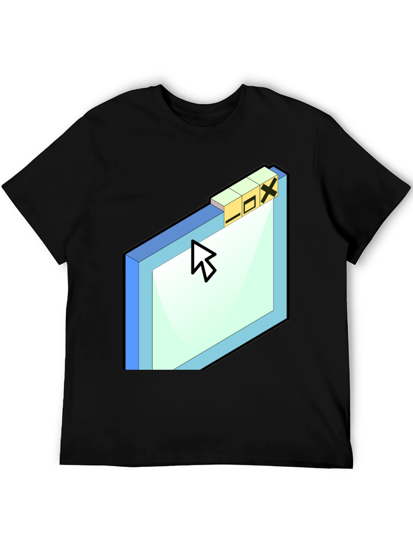 Retro OS Window T-Shirt - Classic Design Tee