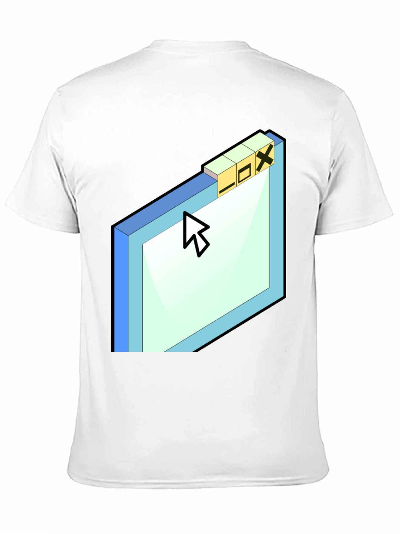 Retro OS Window T-Shirt - Classic Design Tee
