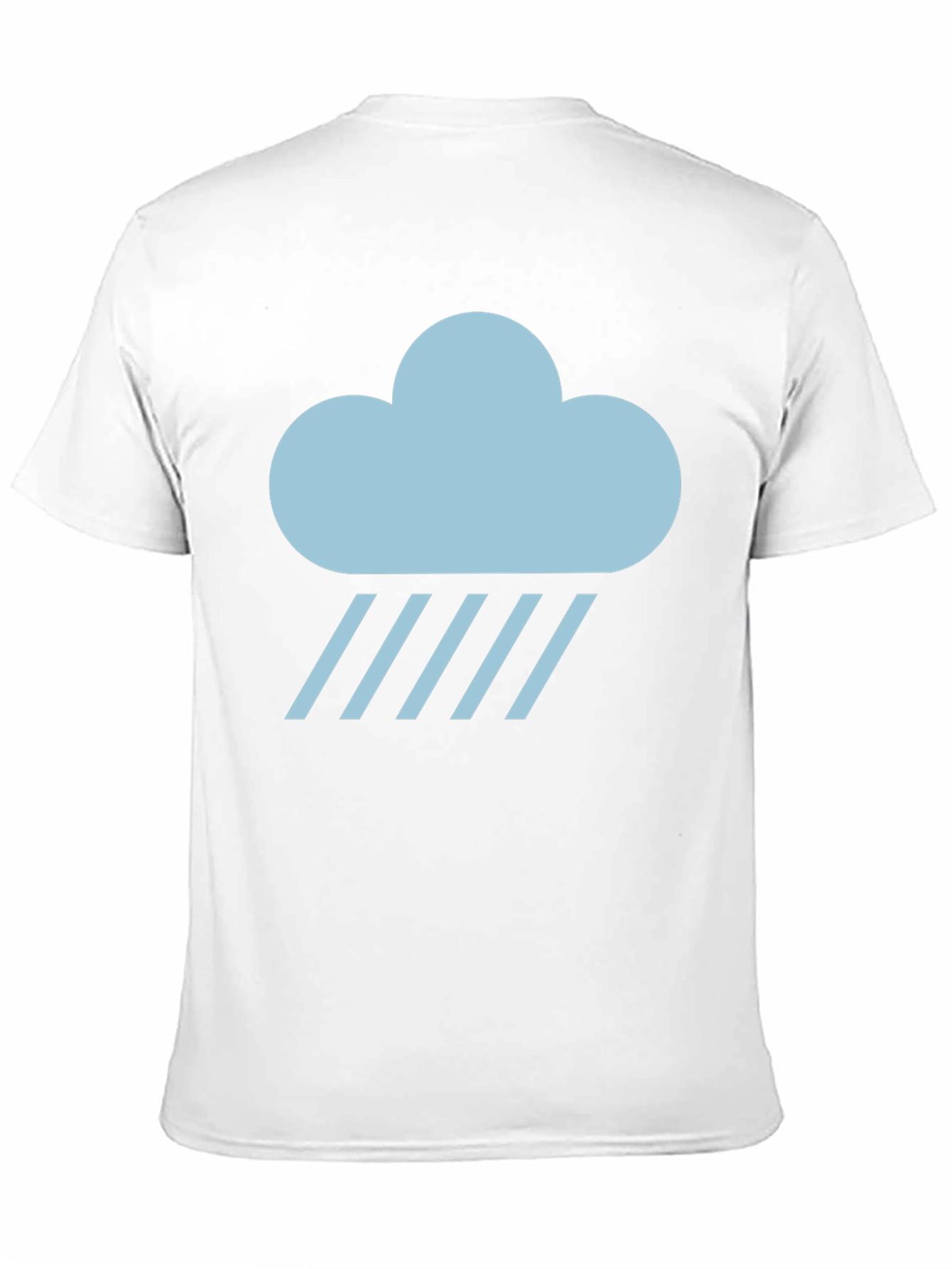 Rainy Cloud Graphic T-Shirt - Black