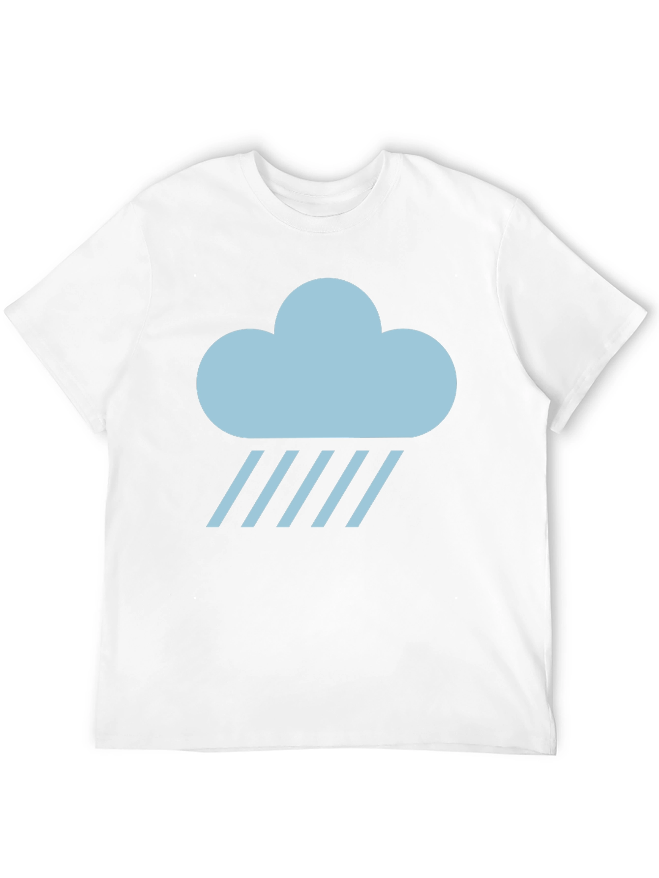 Rainy Cloud Graphic T-Shirt - Black
