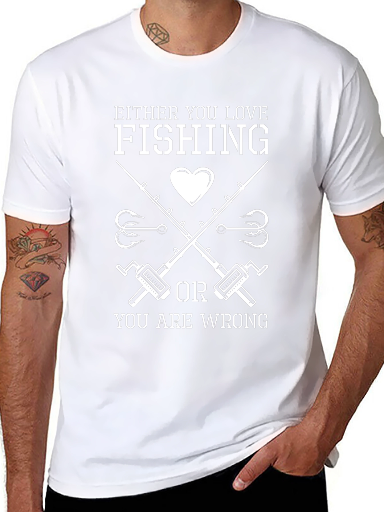 Fishing Lovers T-Shirt - Either You Love Fishing!