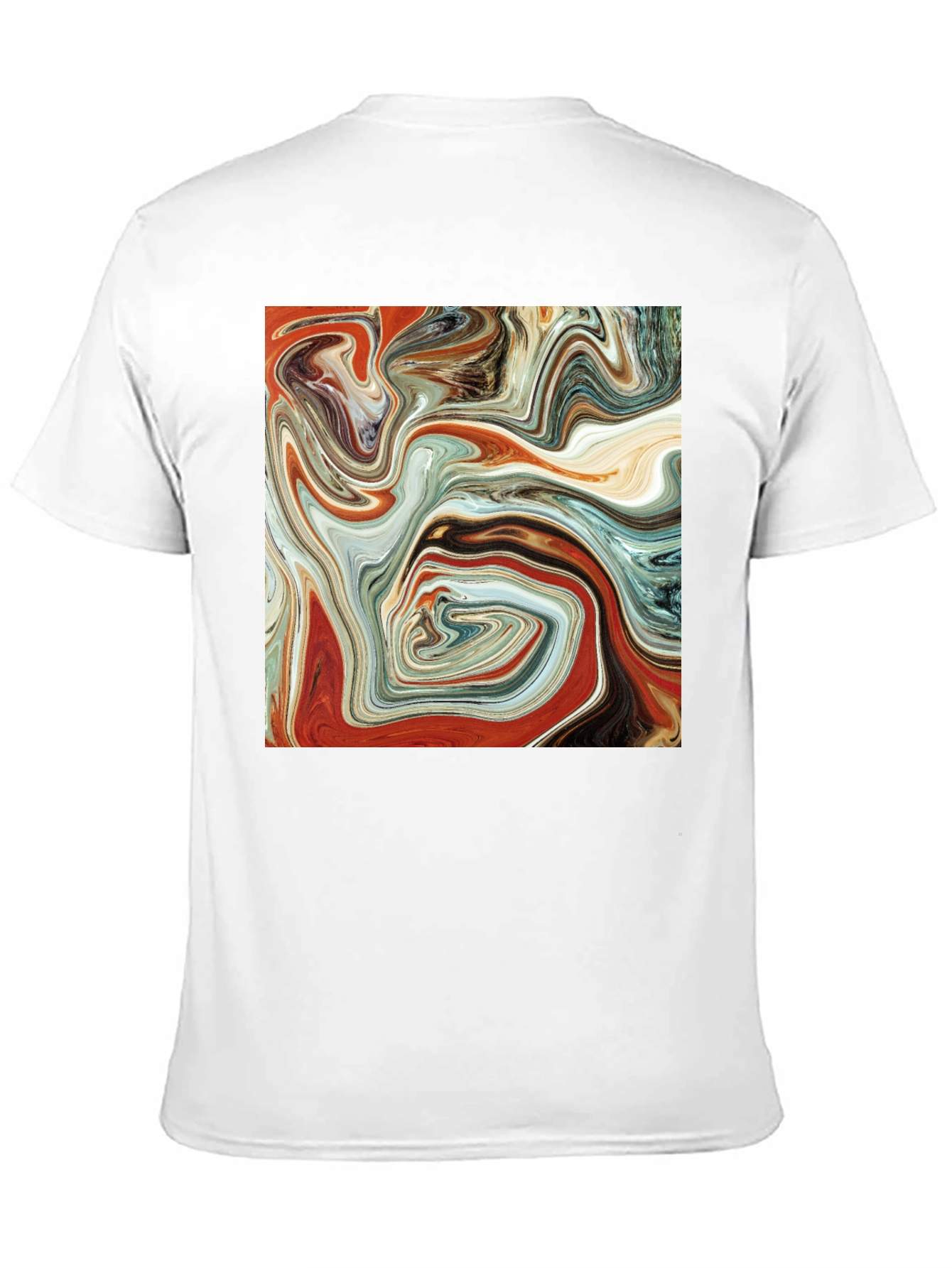 Abstract Art Swirl T-Shirt - Modern Graphic Tee