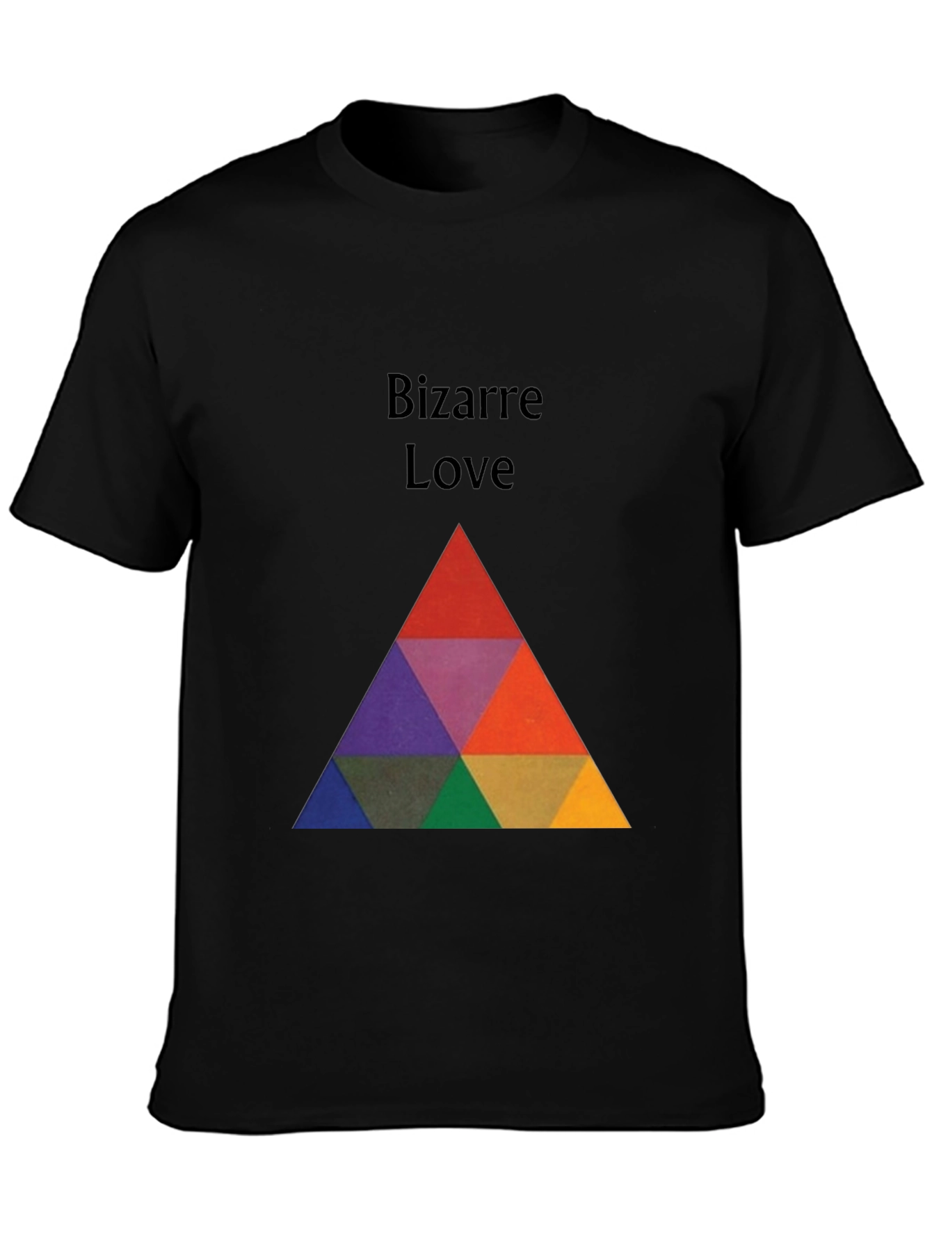 Bizarre Love Graphic Tee - Modern Geometric T-Shirt