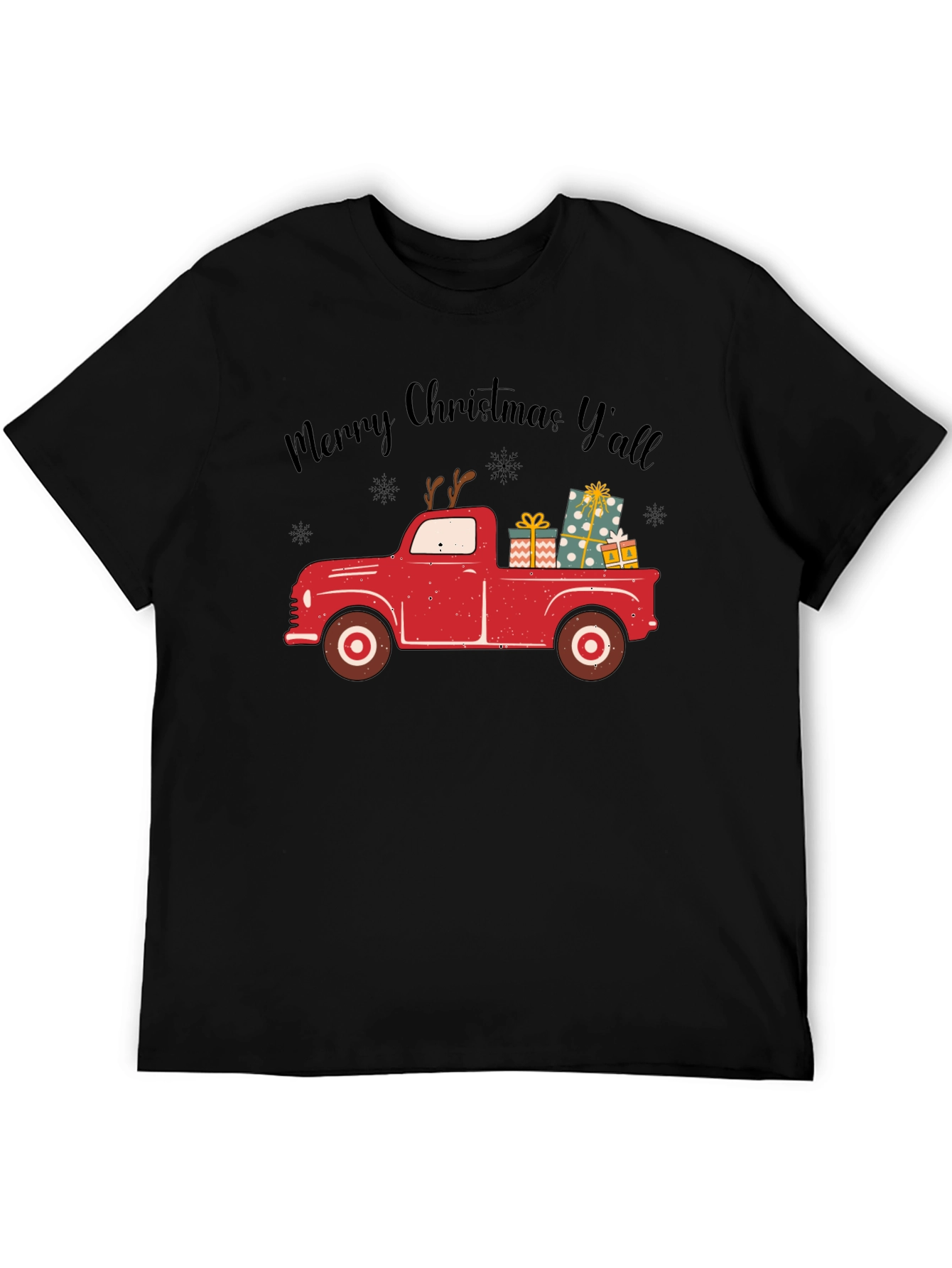 Merry Christmas Yall Truck T-Shirt