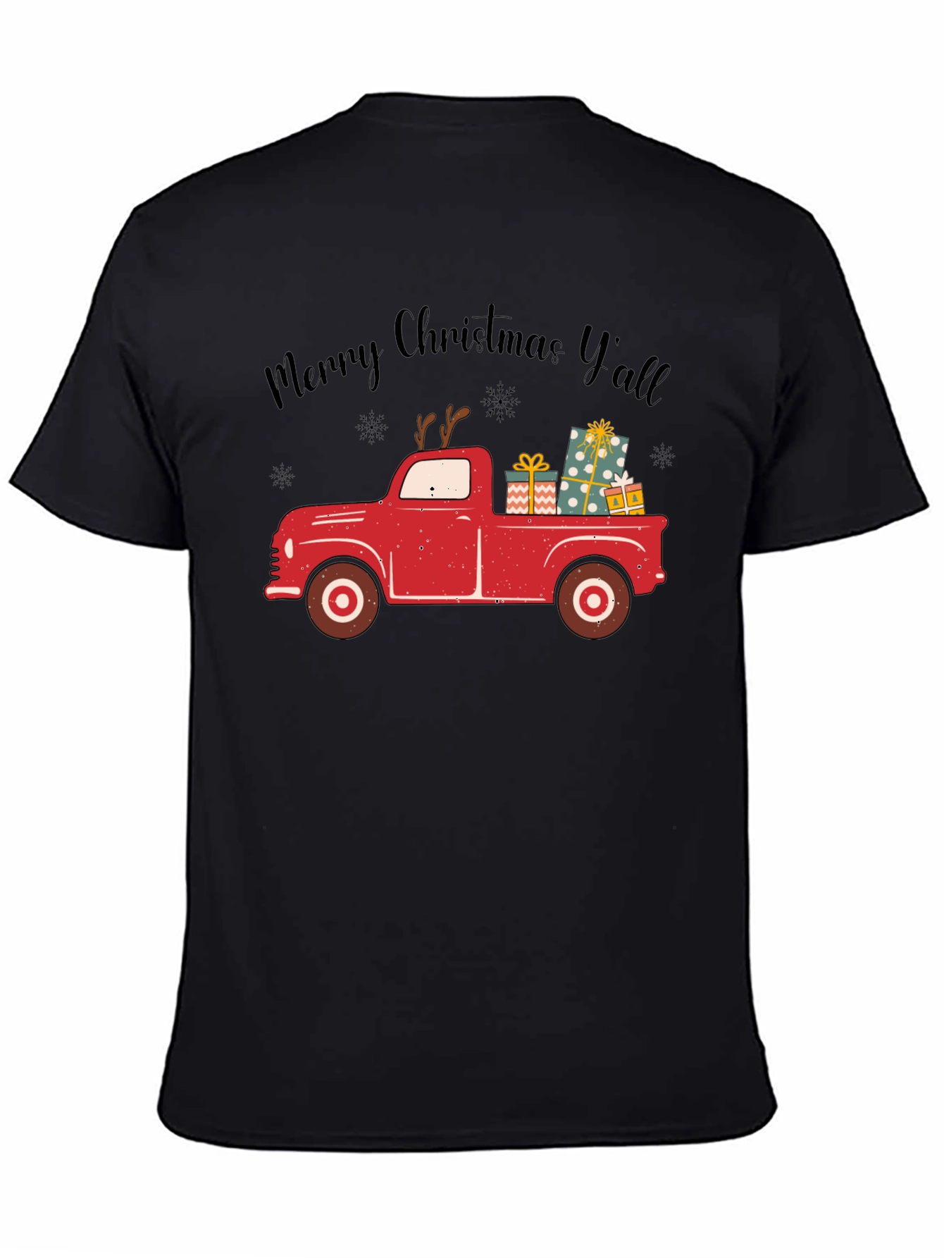 Merry Christmas Yall Truck T-Shirt