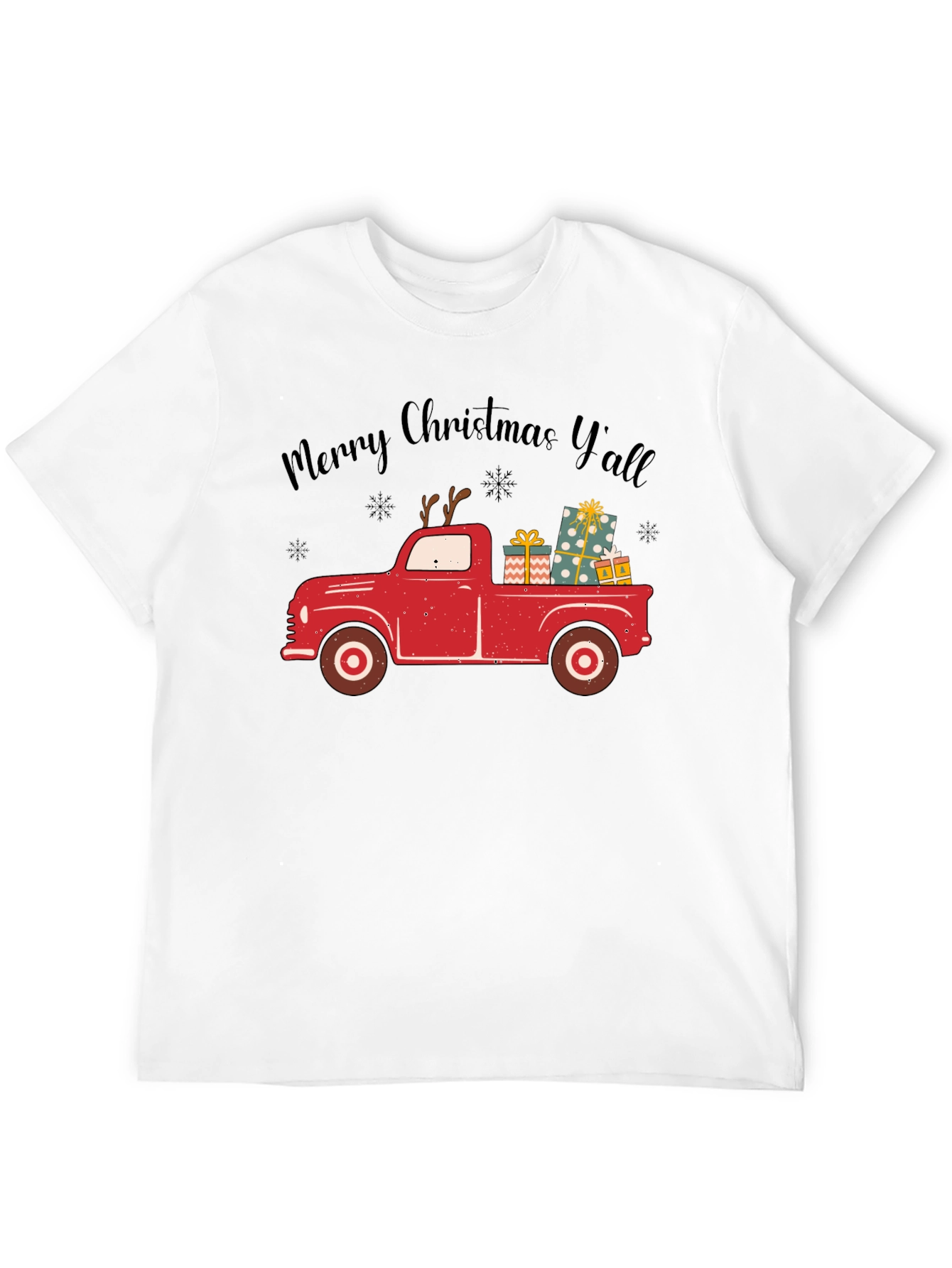 Merry Christmas Yall Truck T-Shirt
