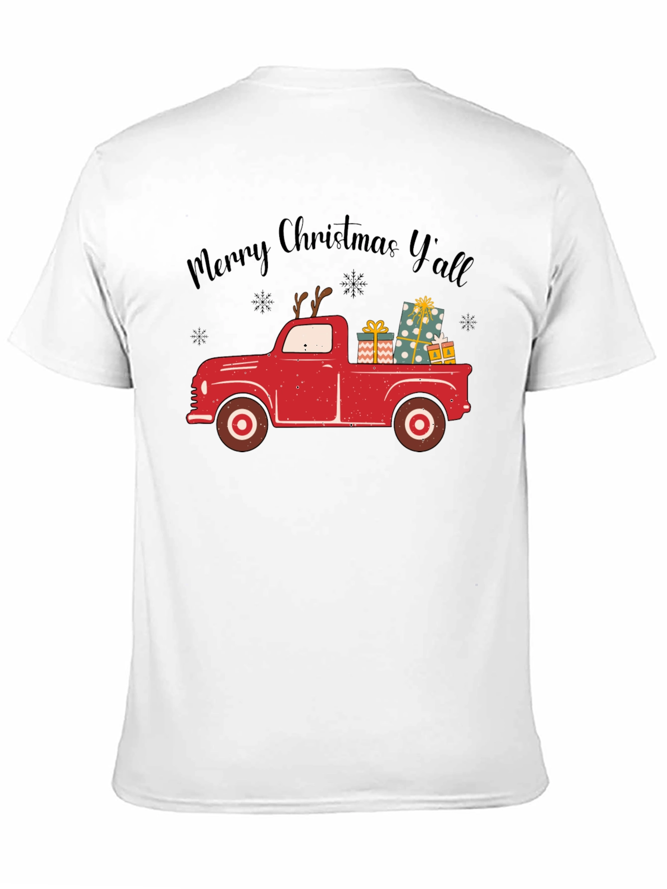 Merry Christmas Yall Truck T-Shirt