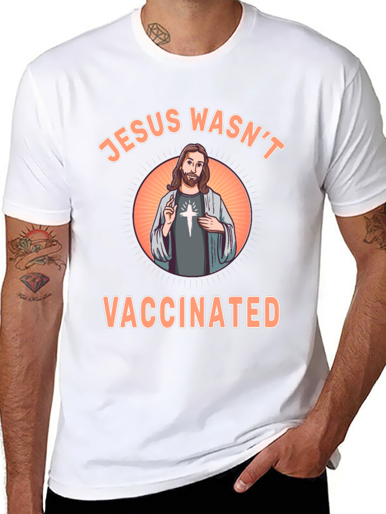 Jesus Wasnt Vaccinated T-Shirt
